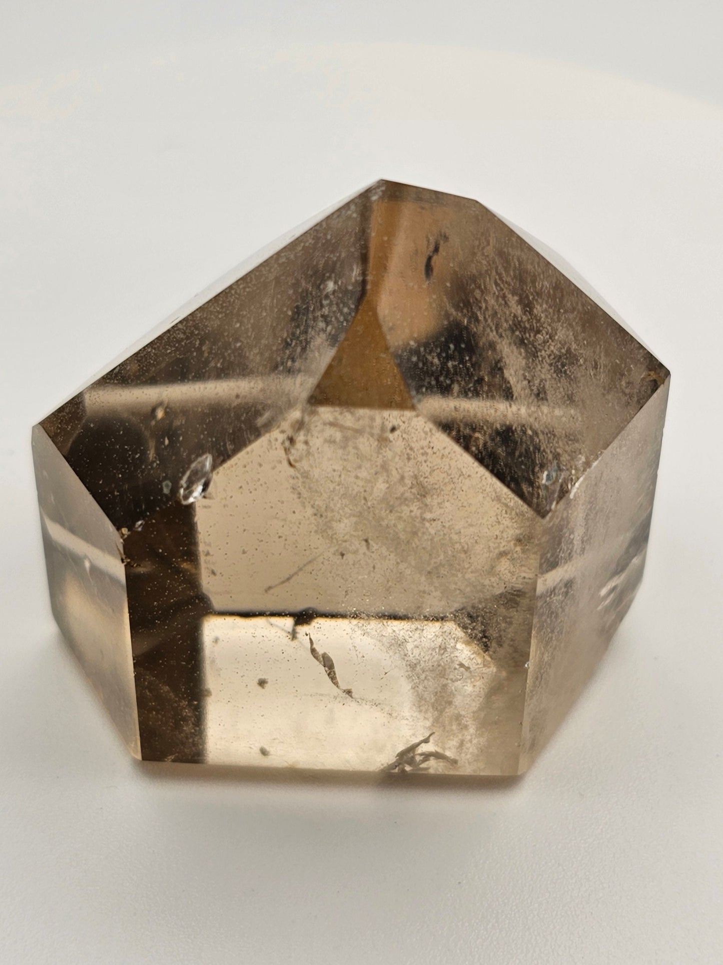Phantom Citrine Quartz Tower/Point High-Quality Genuine Crystal From Brazil