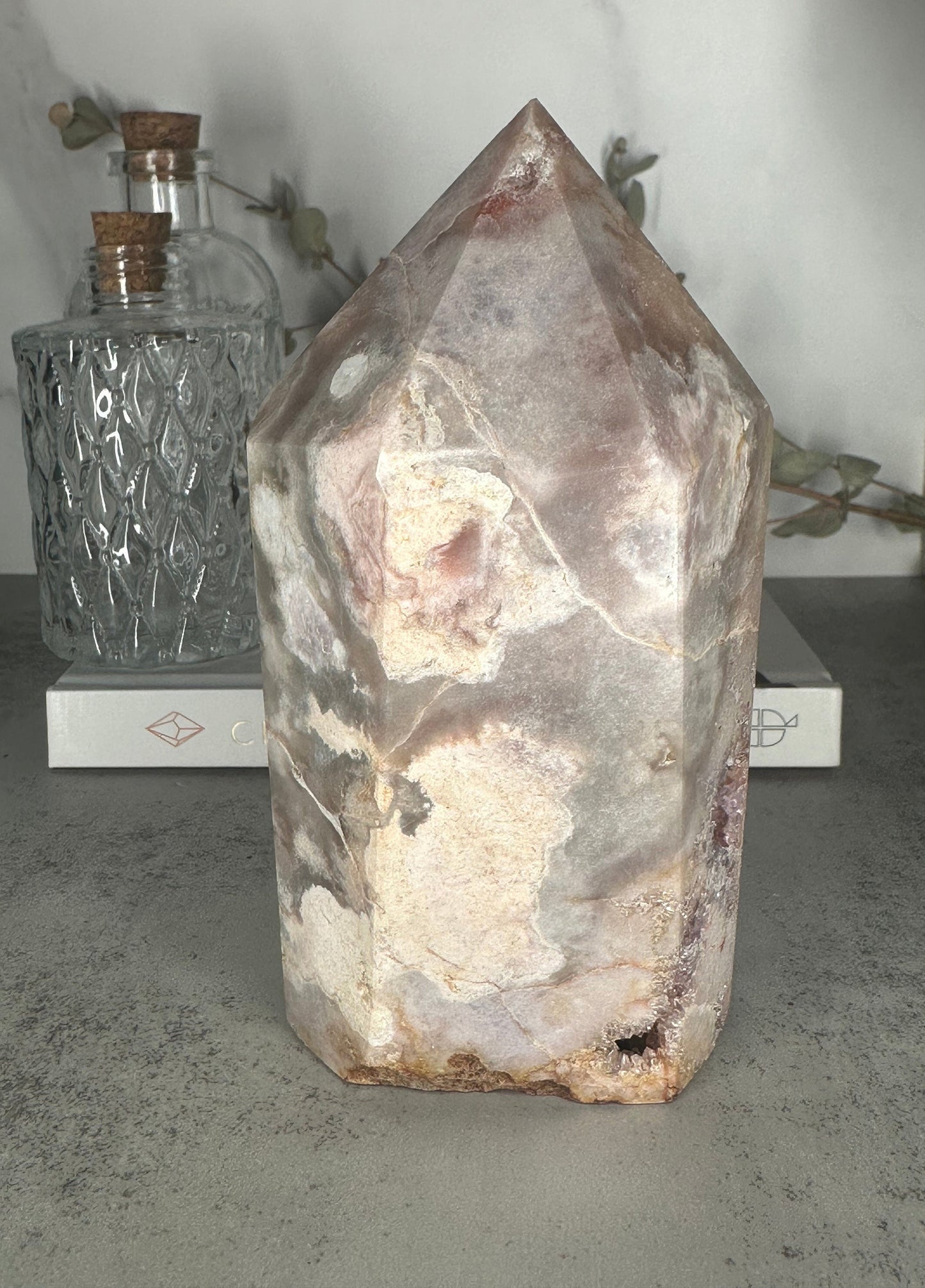 Extra Large | Pink Amethyst Tower | High-Quality | Genuine | Druzy | Tall | Crystal Tower | Big