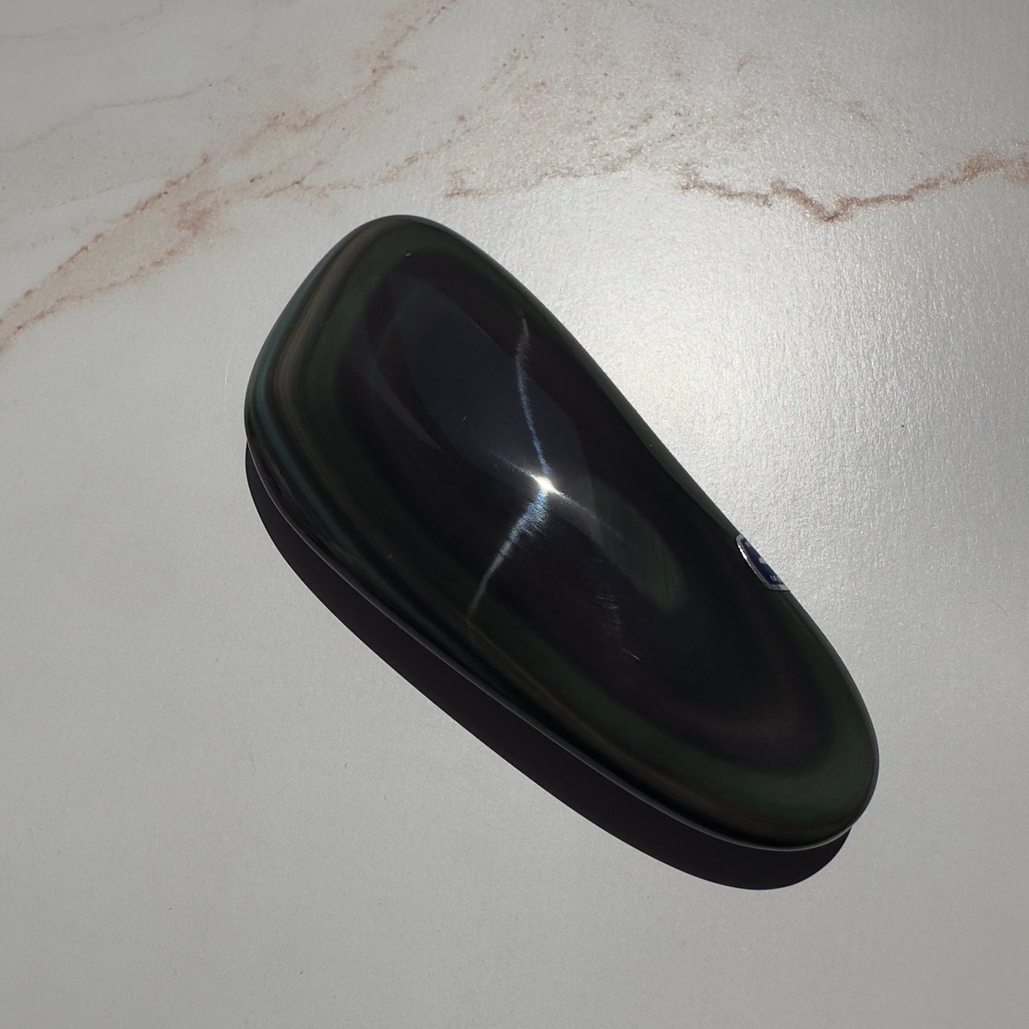 Rainbow Obsidian Freeform Super Dark & Flashy Multi-Color From Mexico | Tucson Gem Show Exclusive