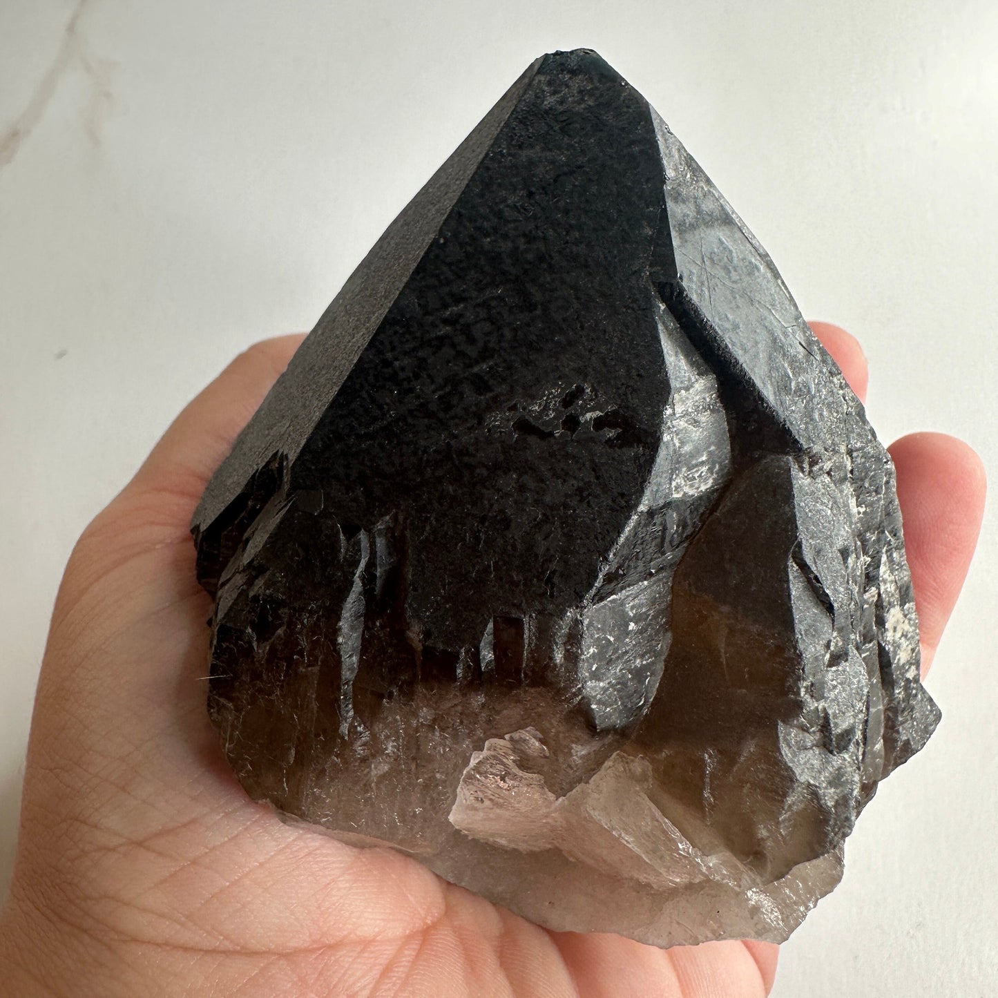 Raw Smoky Quartz Point From Brazil