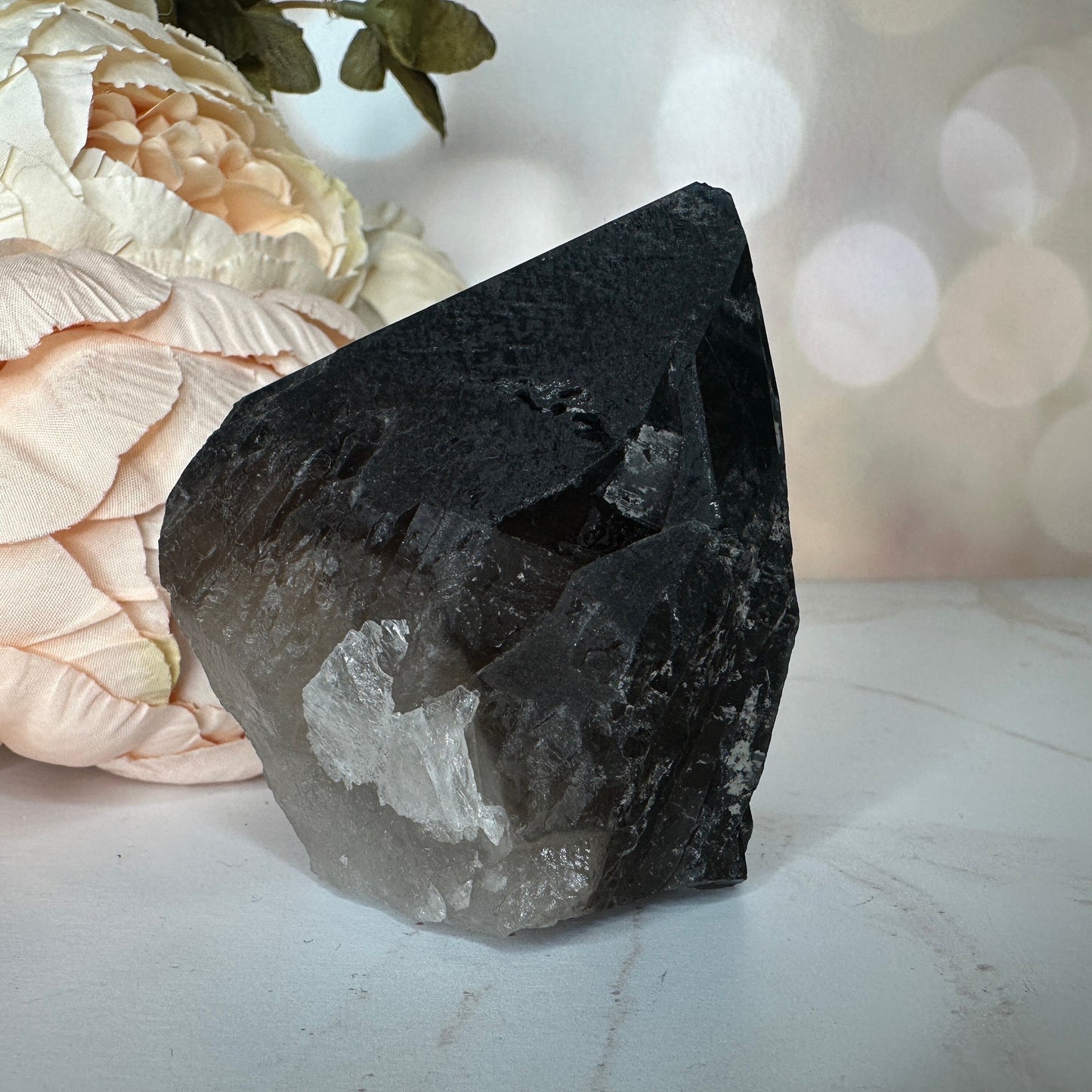 Raw Smoky Quartz Point From Brazil