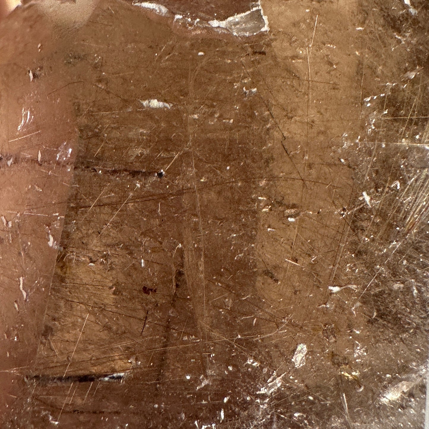 Beautiful Rutile Smoky Quartz Point/Tower From Brazil