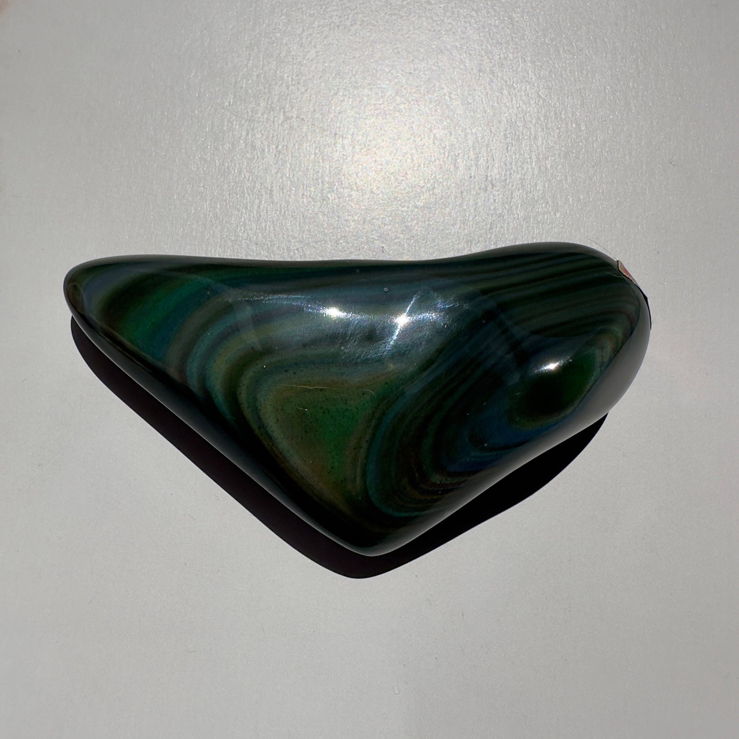 Rainbow Obsidian Freeform Super Dark & Flashy Multi-Color From Mexico | Tucson Gem Show Exclusive
