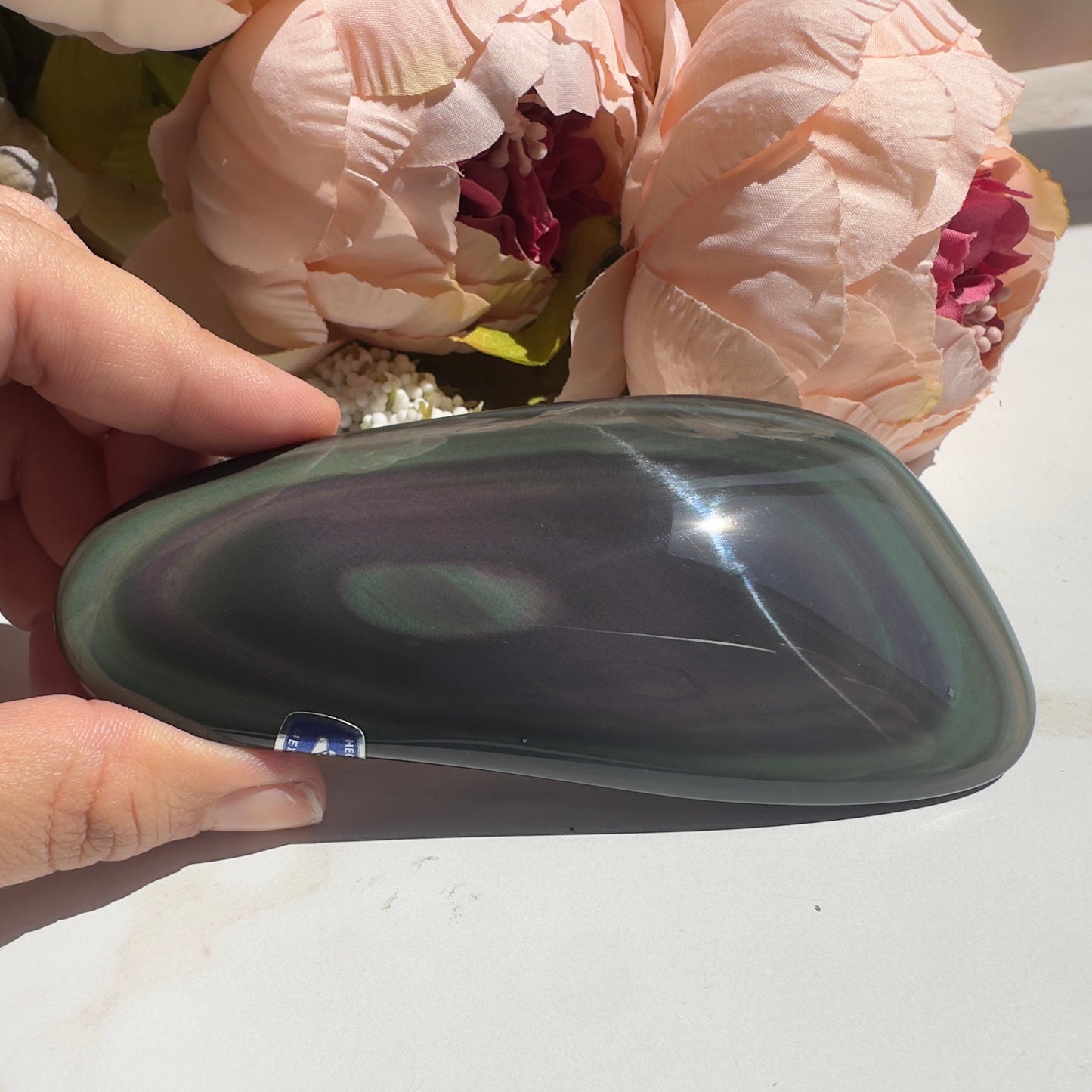 Rainbow Obsidian Freeform Super Dark & Flashy Multi-Color From Mexico | Tucson Gem Show Exclusive