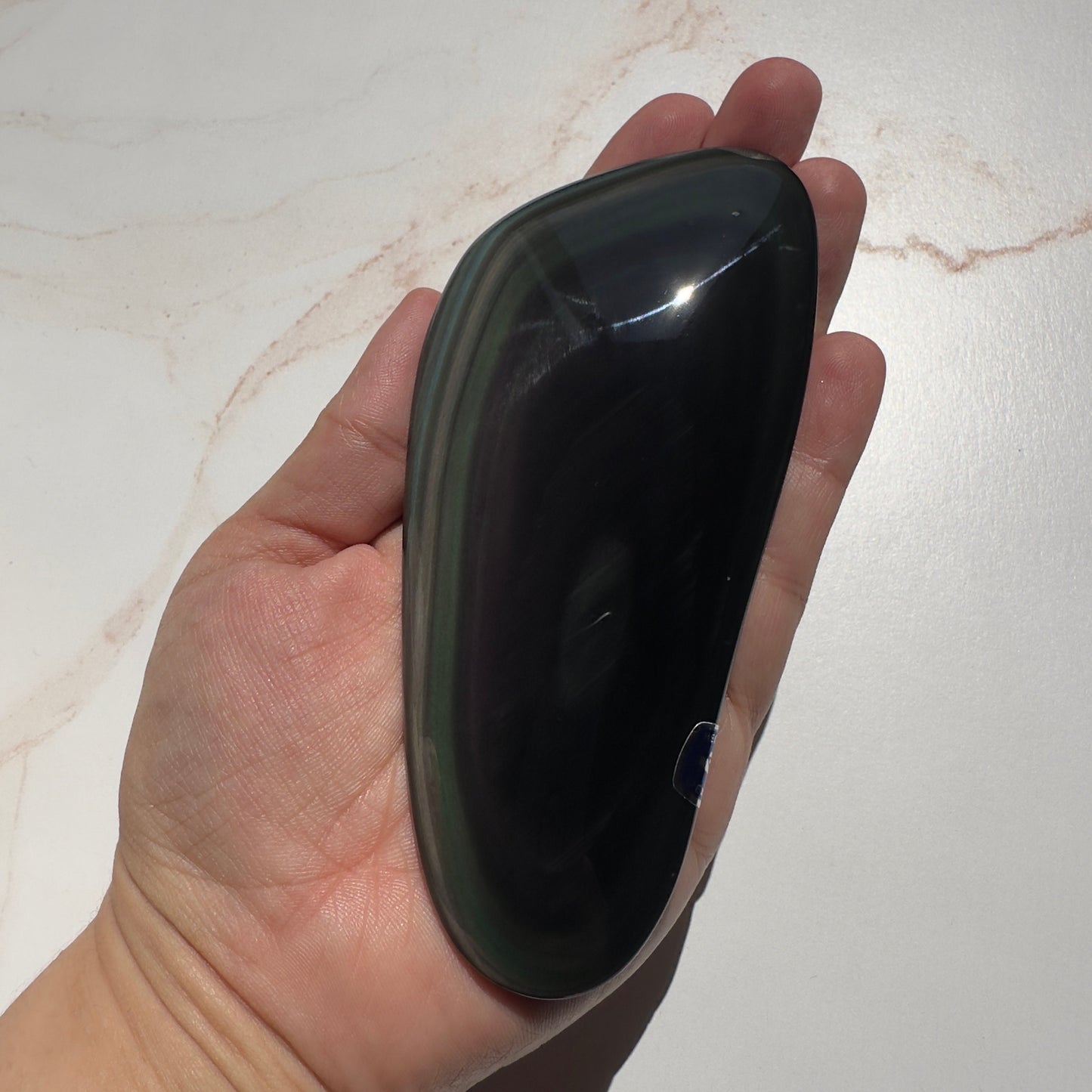 Rainbow Obsidian Freeform Super Dark & Flashy Multi-Color From Mexico | Tucson Gem Show Exclusive