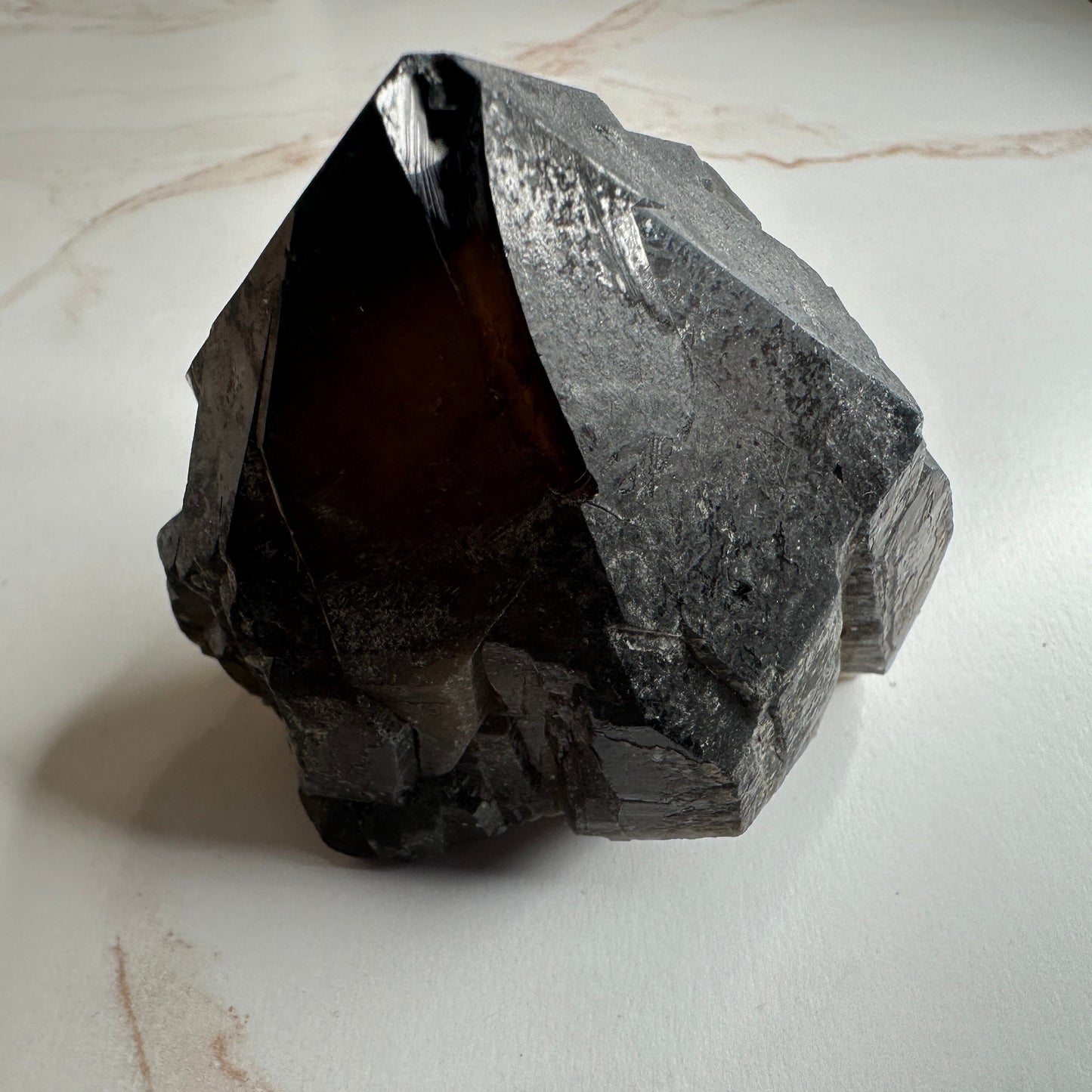 Raw Smoky Quartz Point From Brazil