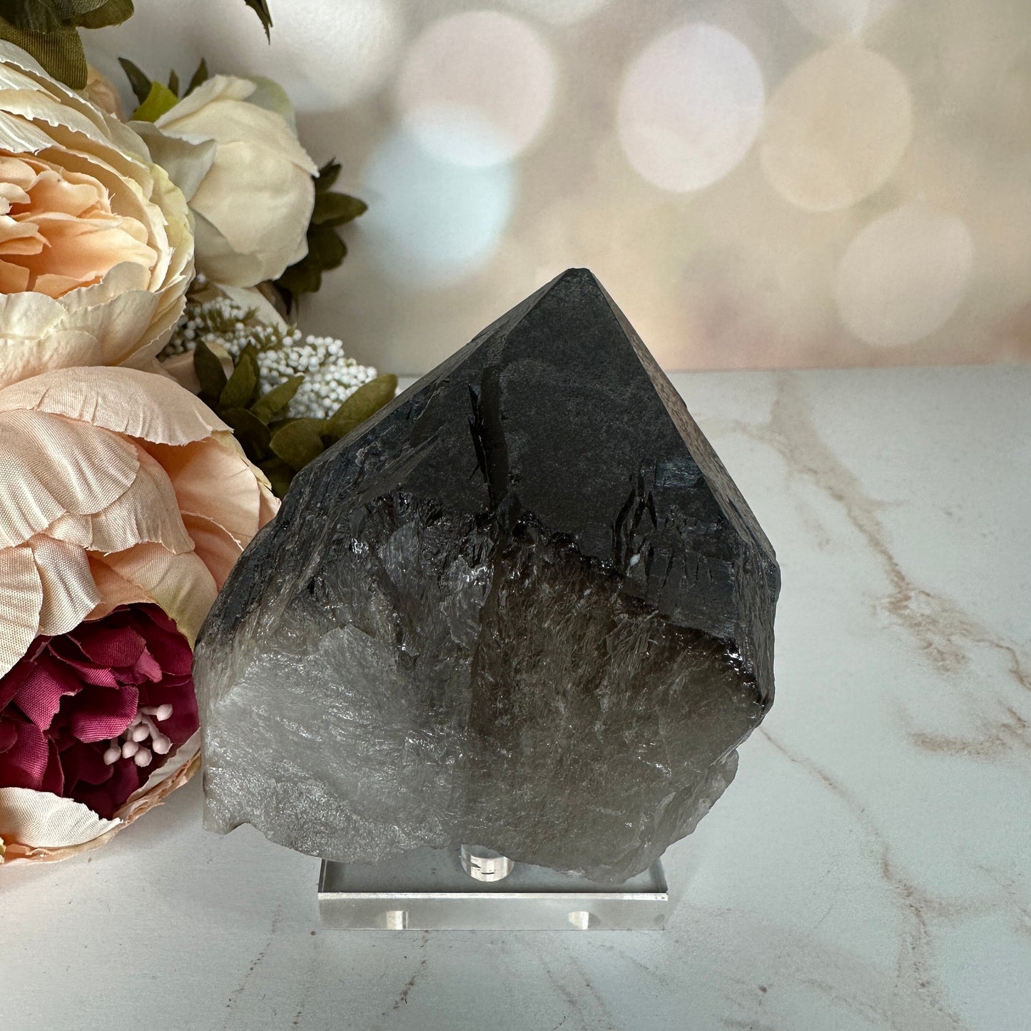 Raw Smoky Quartz Point From Brazil