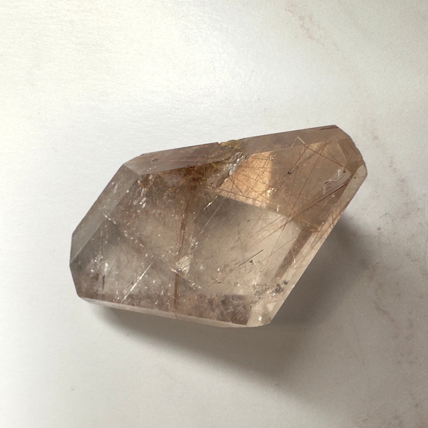 Amazing Rutile in Quartz Tower From Minas Gerais, Brazil