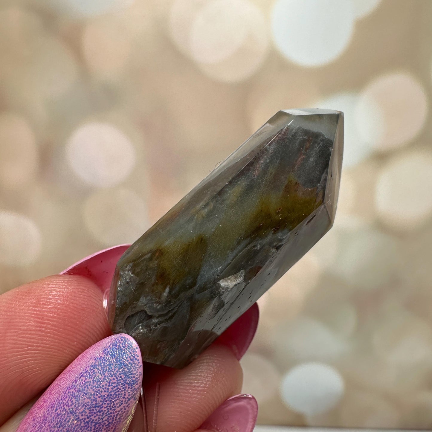 Blue Tara Quartz / Amphobile Pendant From Brazil