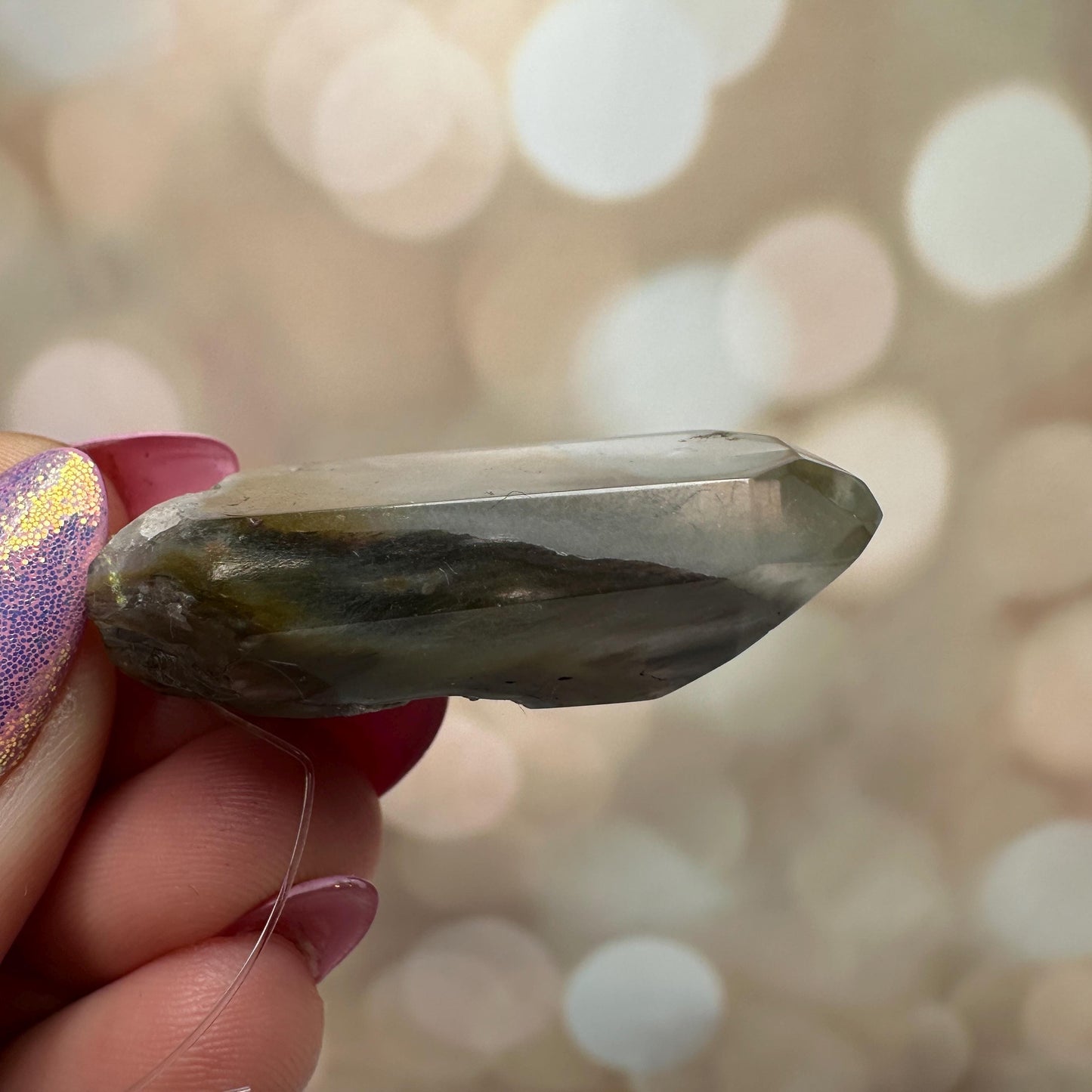 Blue Tara Quartz / Amphobile Pendant From Brazil