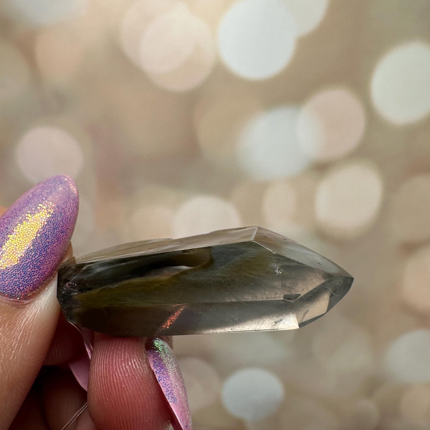 Blue Tara Quartz / Amphobile Pendant From Brazil