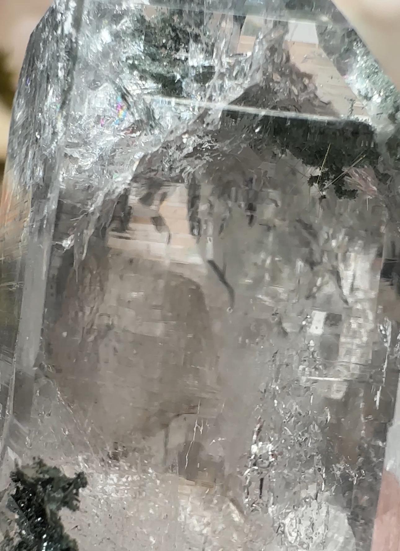 Himalayan Quartz With Chlorite, Rutile and Anatase High Grade AAA