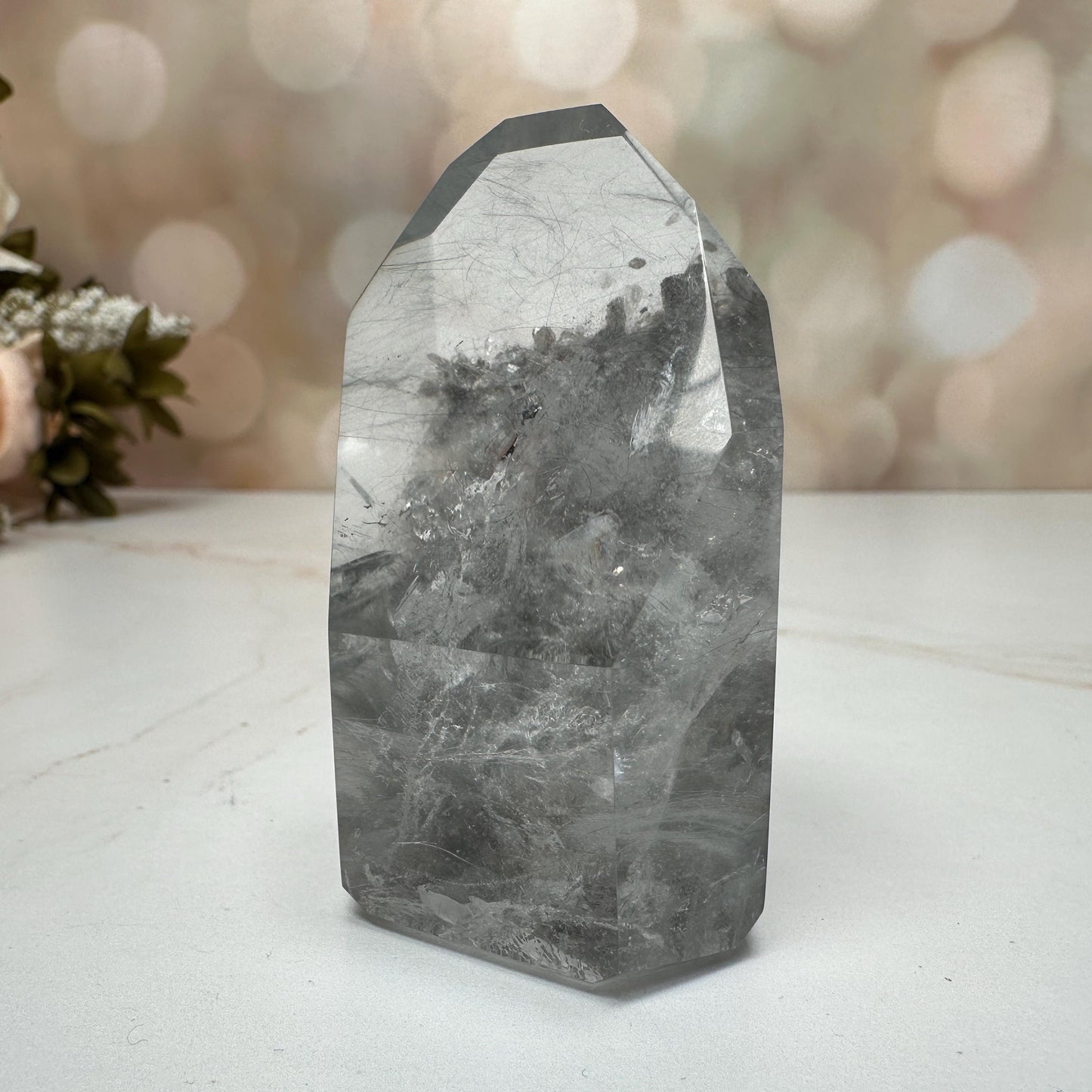 Blue Tara Quartz Tower/Point From Brazil | Tucson Gem Show Exclusive