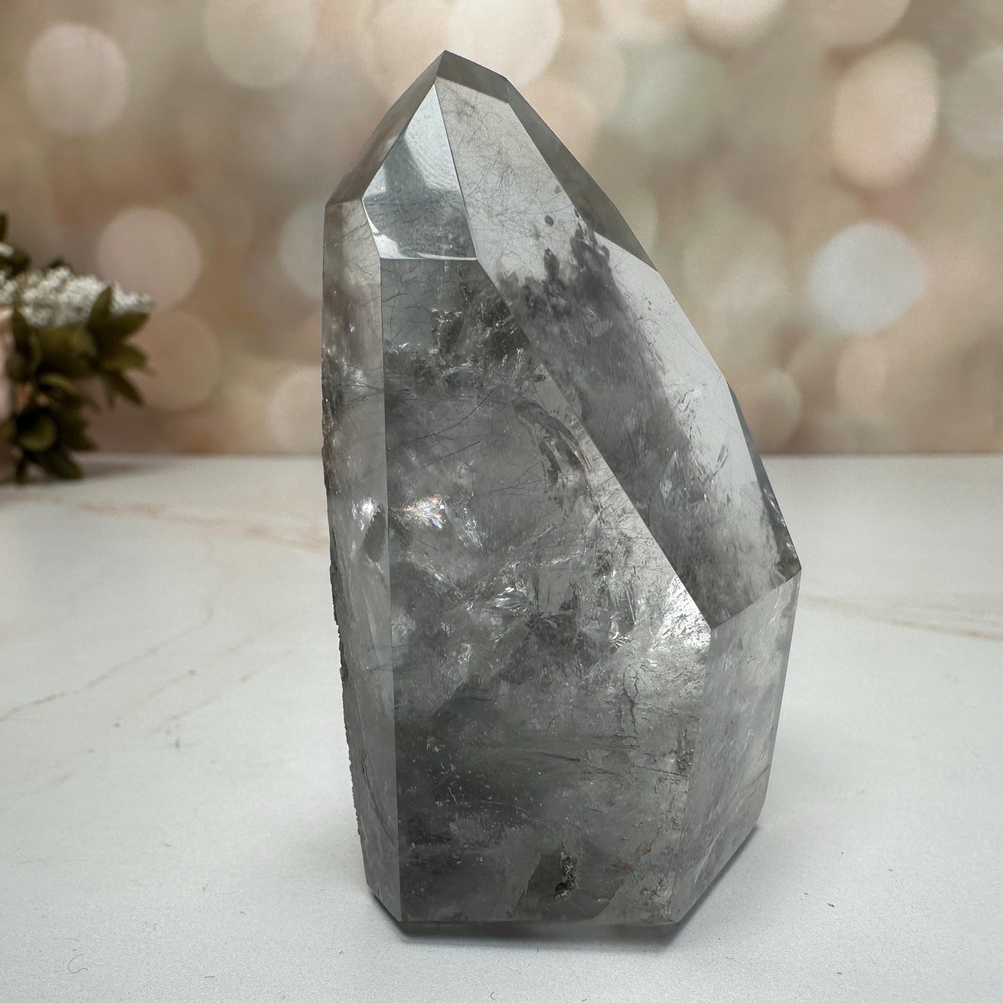 Blue Tara Quartz Tower/Point From Brazil | Tucson Gem Show Exclusive