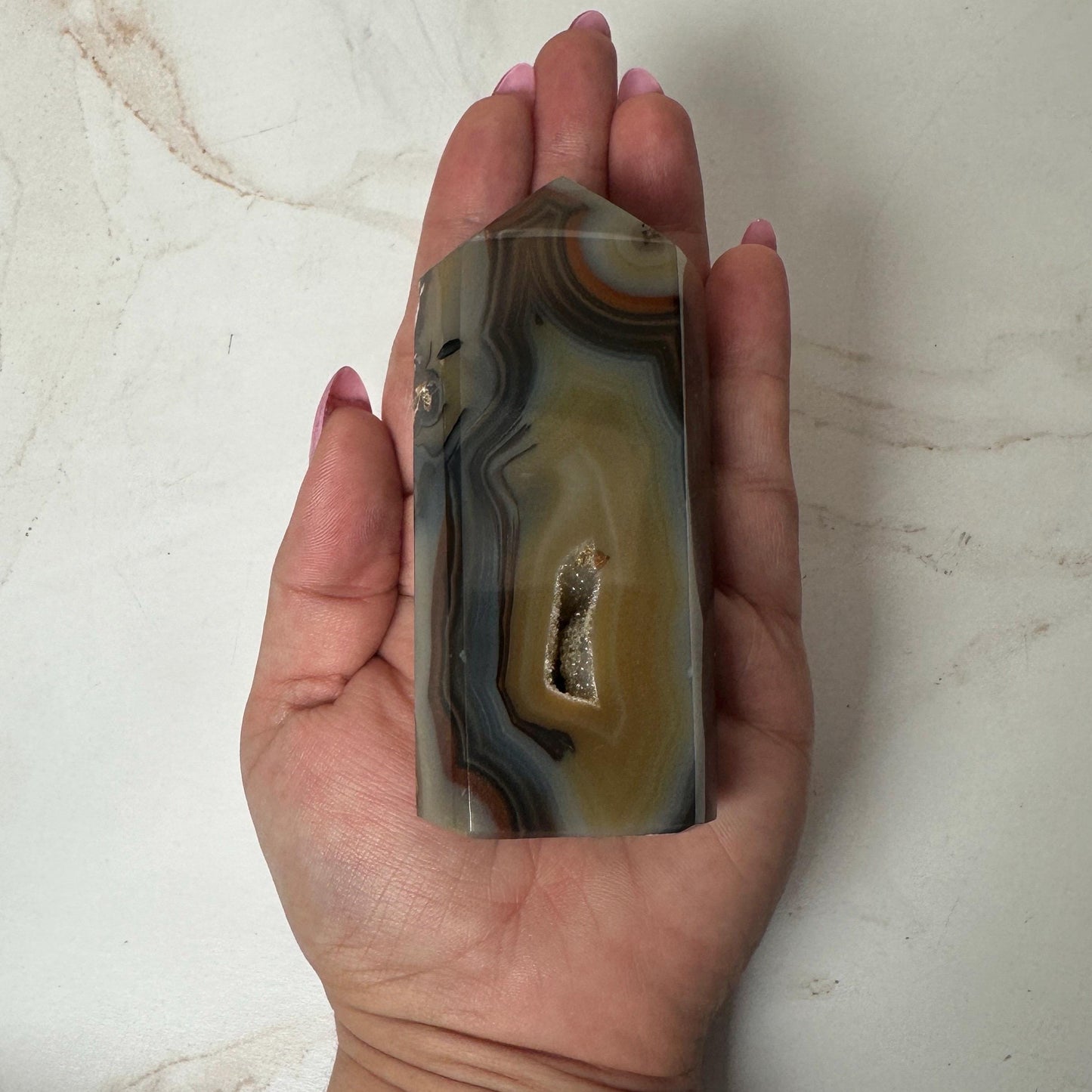 Unique Agate Tower From Brazil | Tucson Gem Show Exclusive