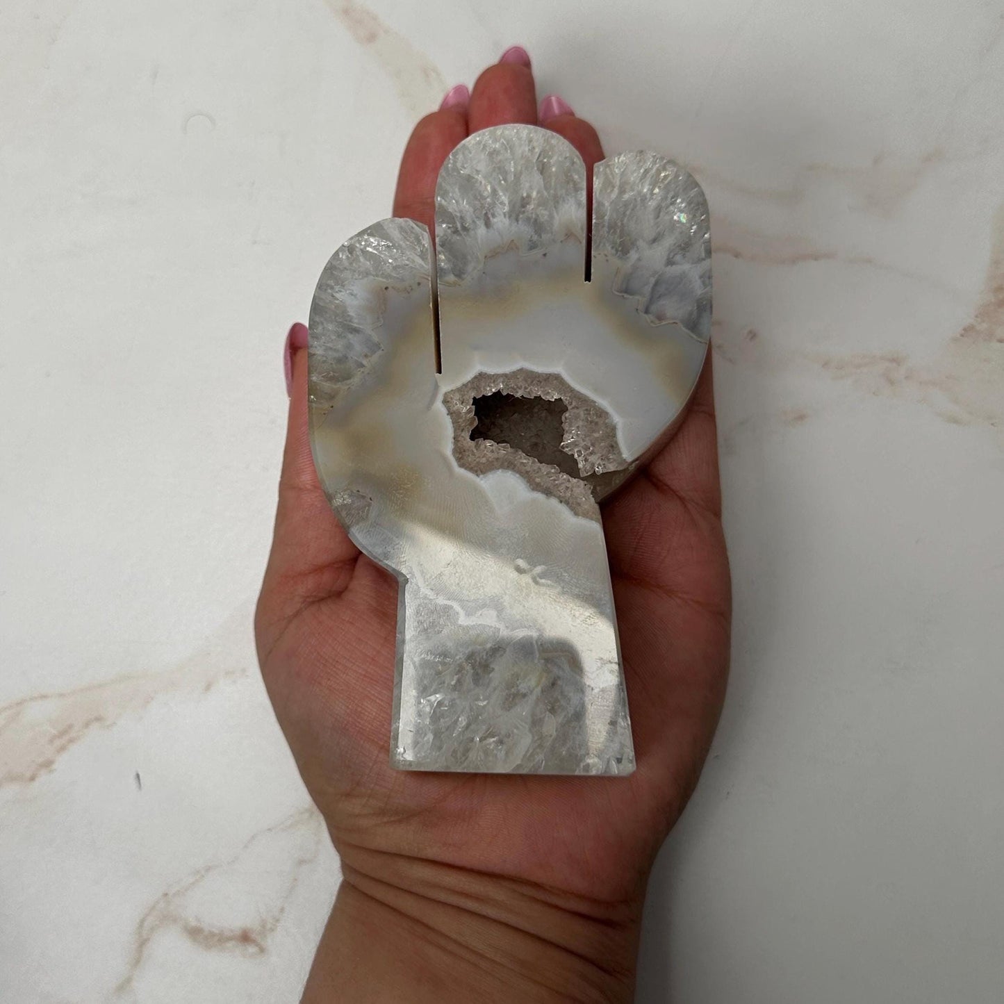 Unique Agate Cactus From Brazil | Tucson Gem Show Exclusive