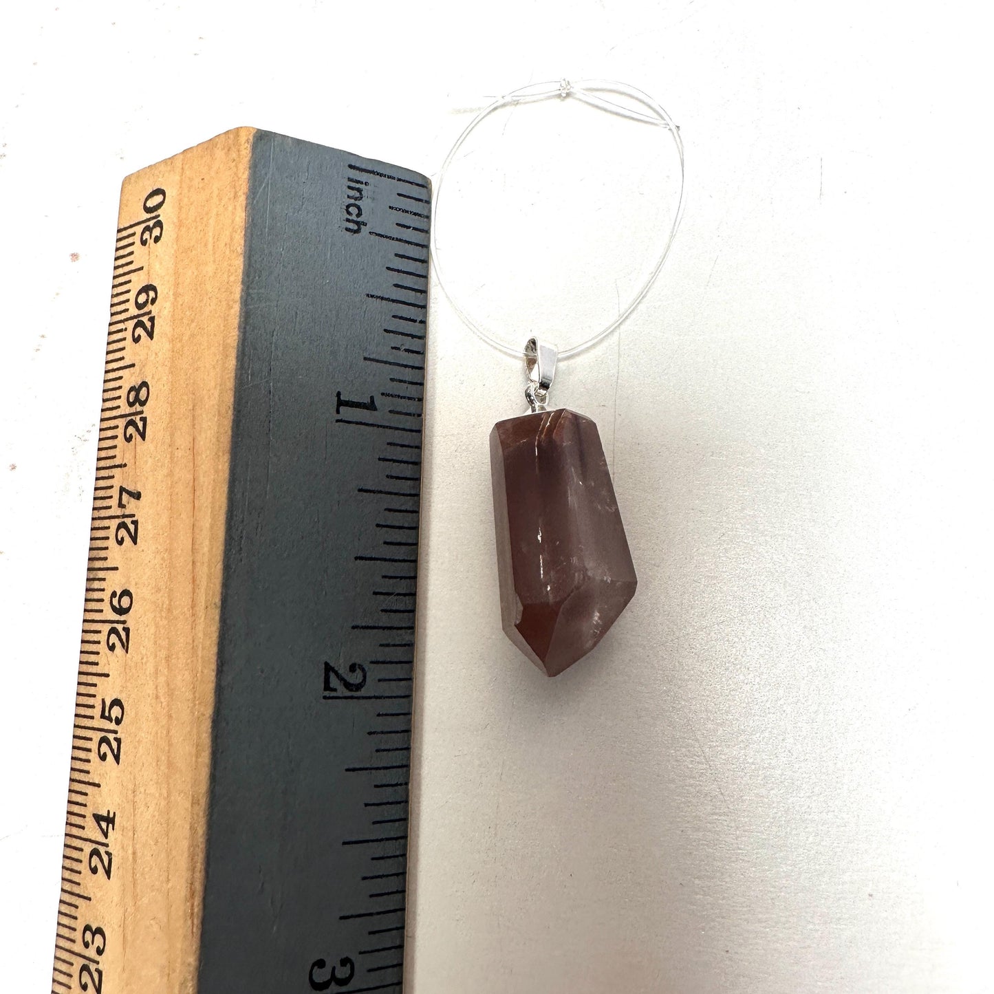 Pink Lithium Quartz Pendant | High-Quality Brazilian Crystal Jewelry for Necklace