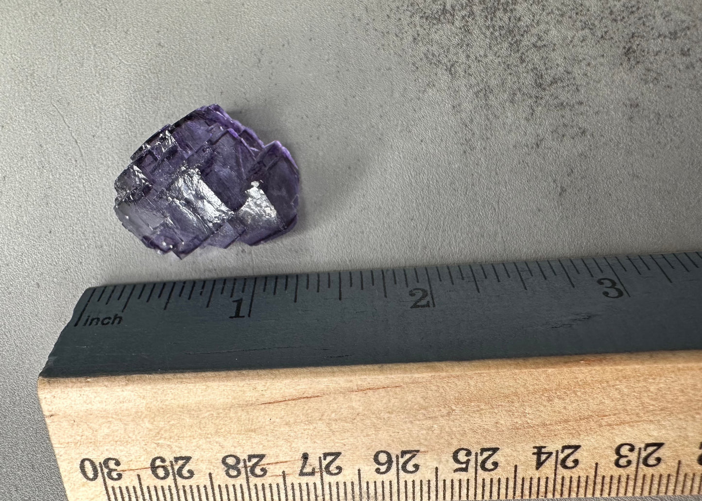 Cube l | Clear | Yaogangxian Fluorite Specimen |  Purple Fluorite | Statement Piece | Rainbows