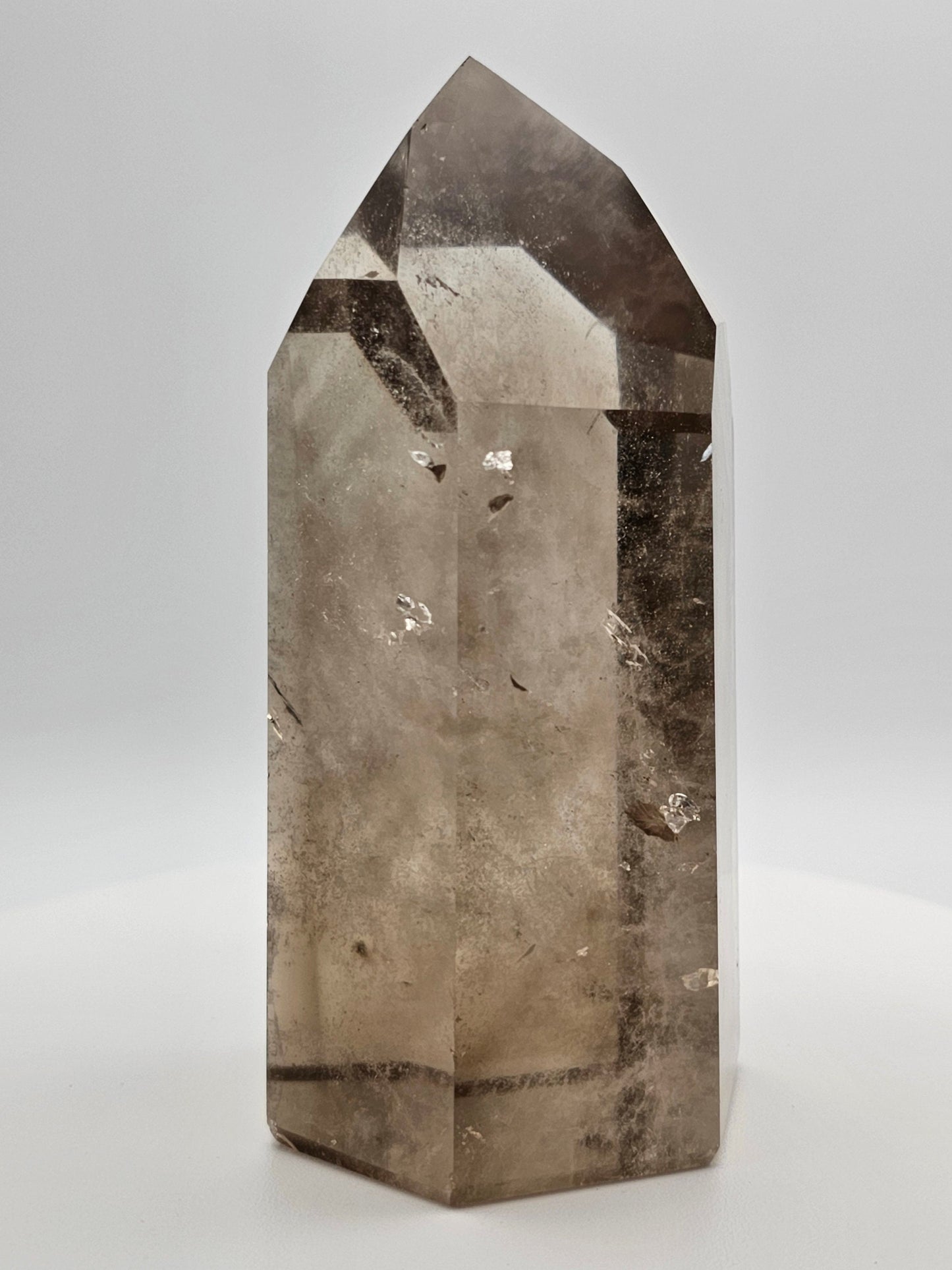 Genuine AAA Phantom Smoky Citrine Tower - From Brazil