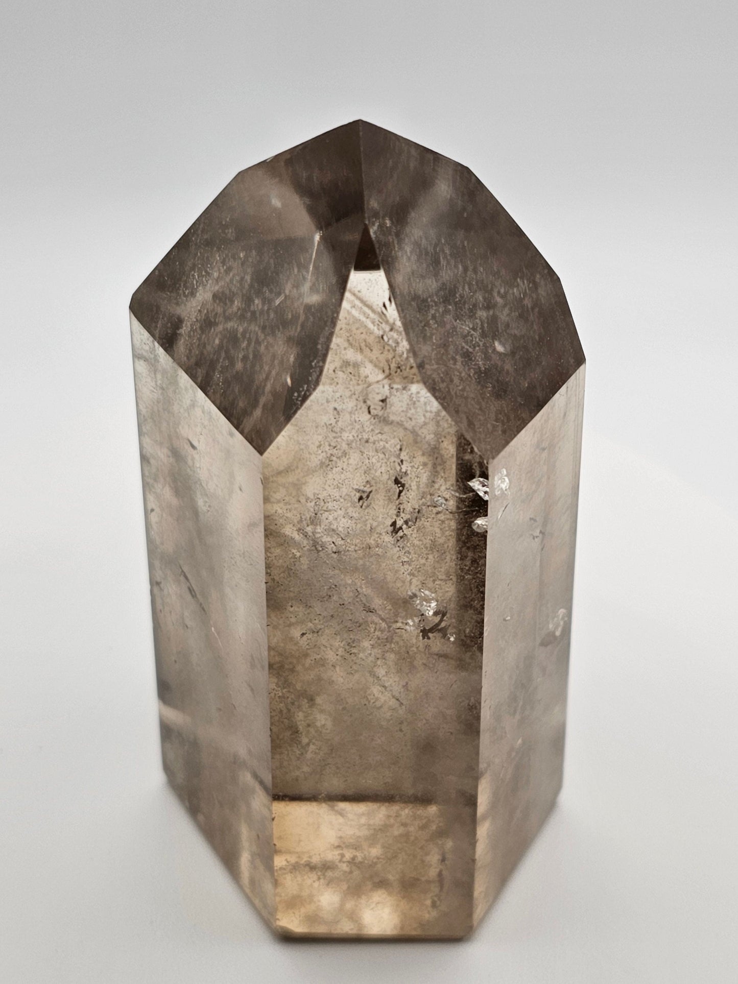 Genuine AAA Phantom Smoky Citrine Tower - From Brazil
