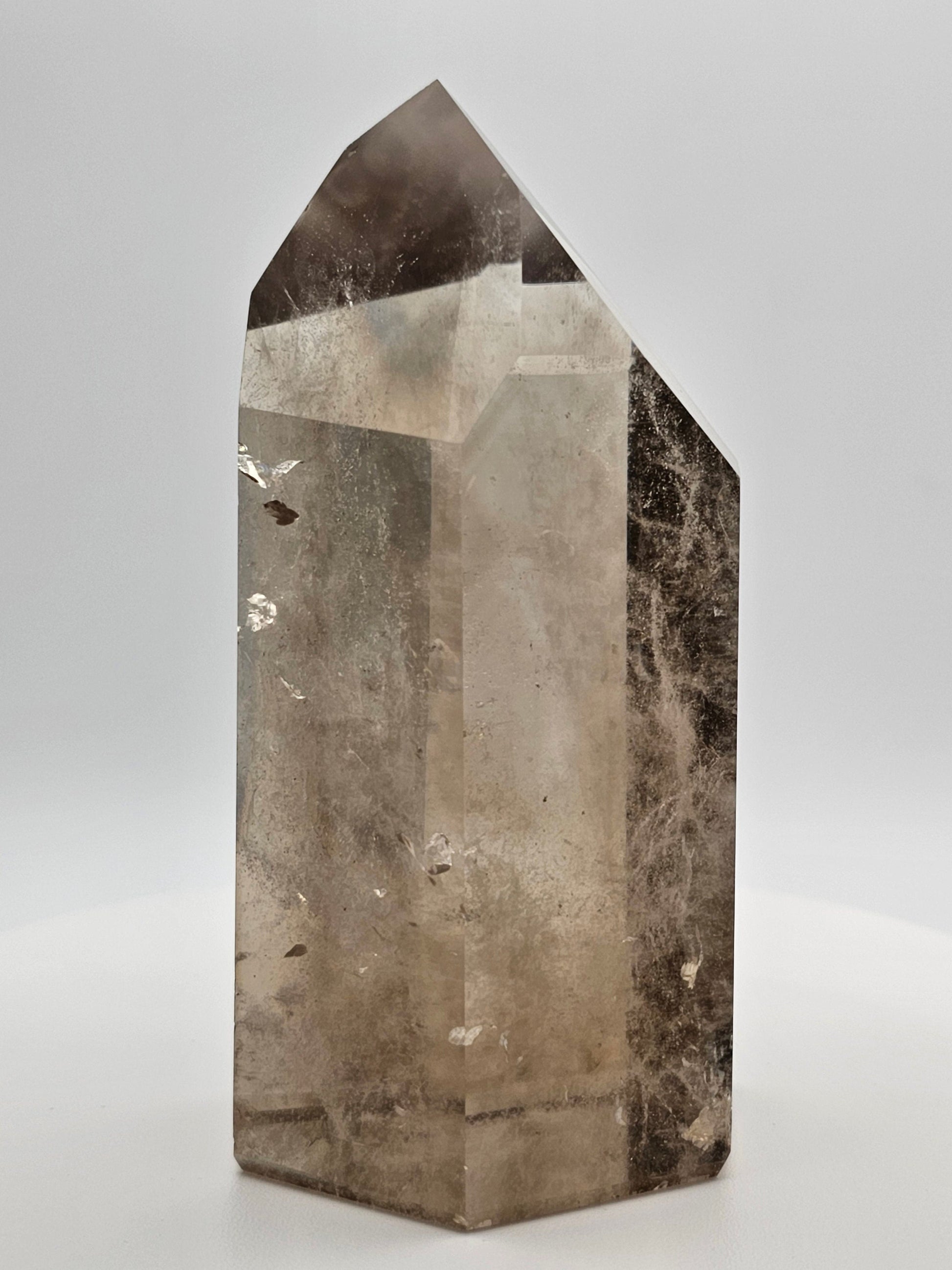 Genuine AAA Phantom Smoky Citrine Tower - From Brazil