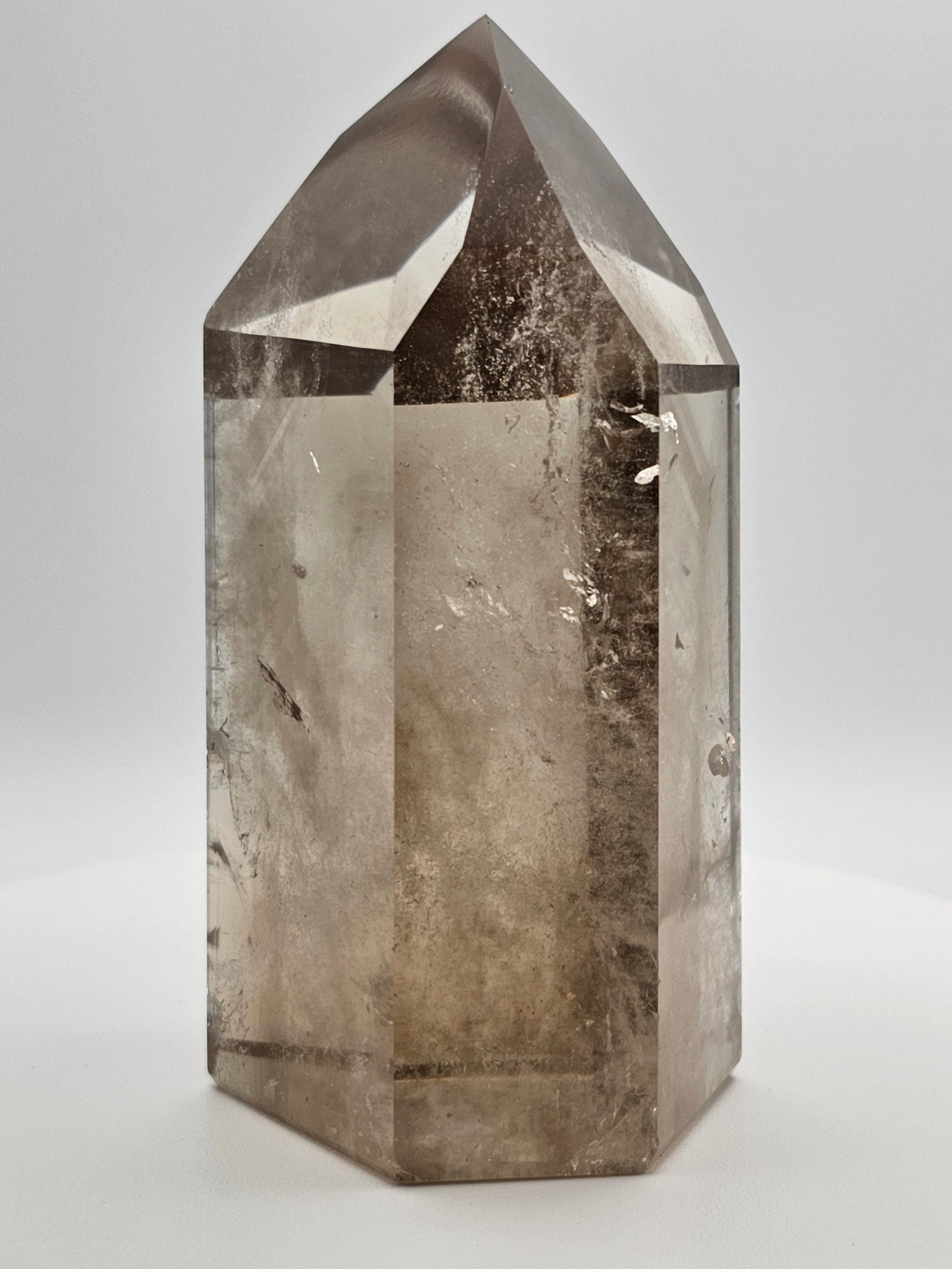 Genuine AAA Phantom Smoky Citrine Tower - From Brazil