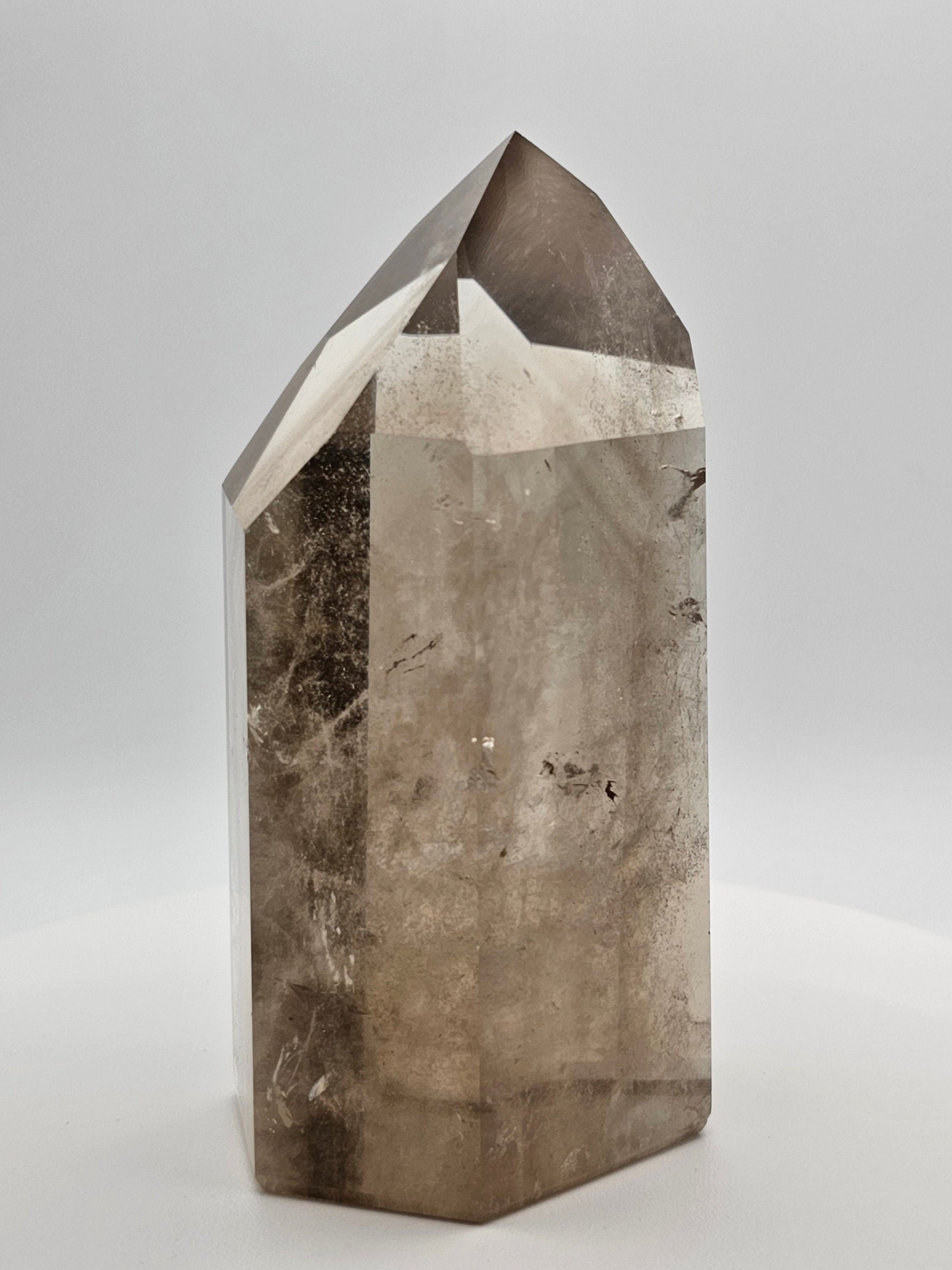 Genuine AAA Phantom Smoky Citrine Tower - From Brazil