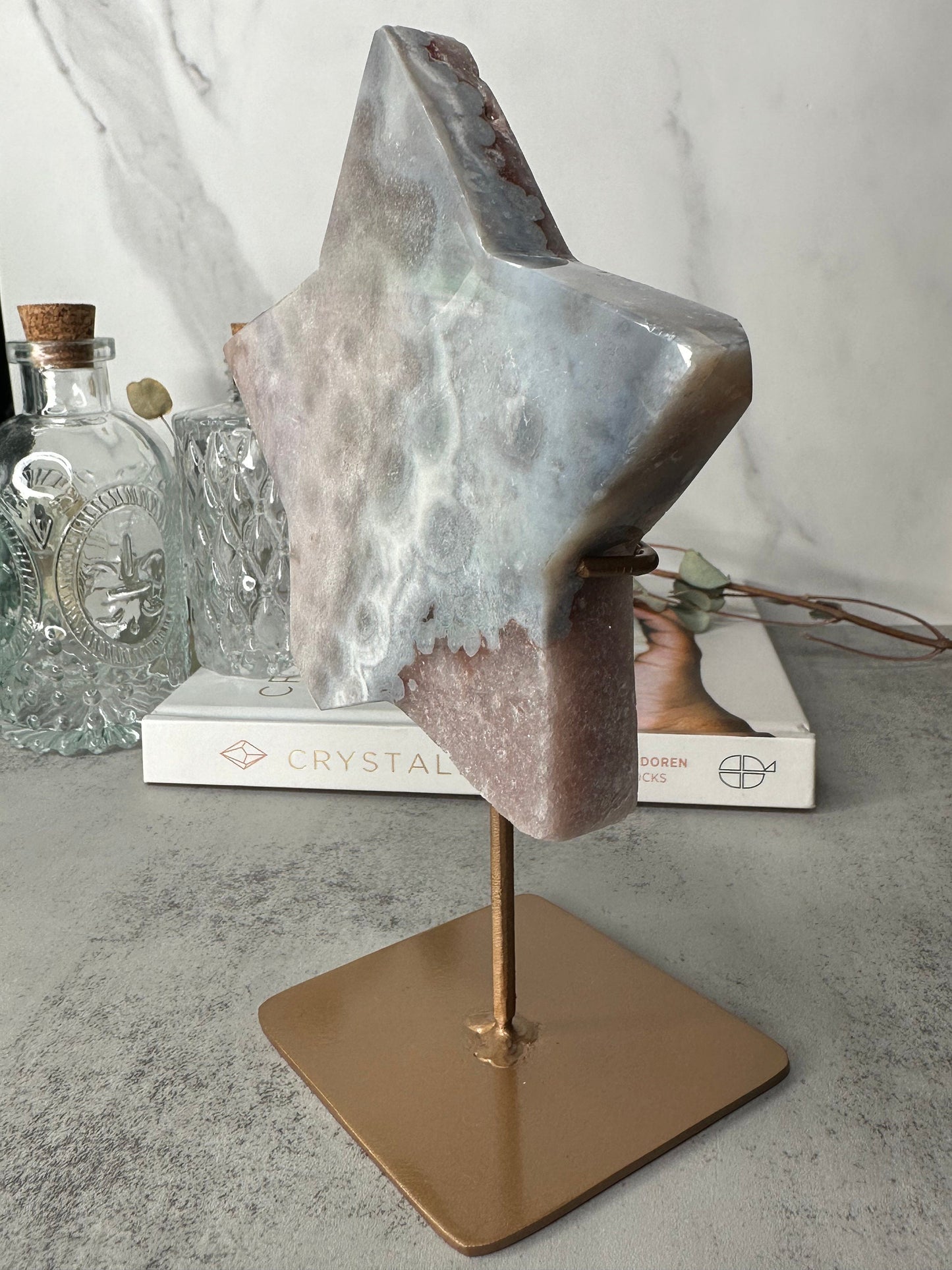 Lovely | Pink Amethyst Star | Statement Piece | Custom Stand | High-Quality | Genuine | From Brazil