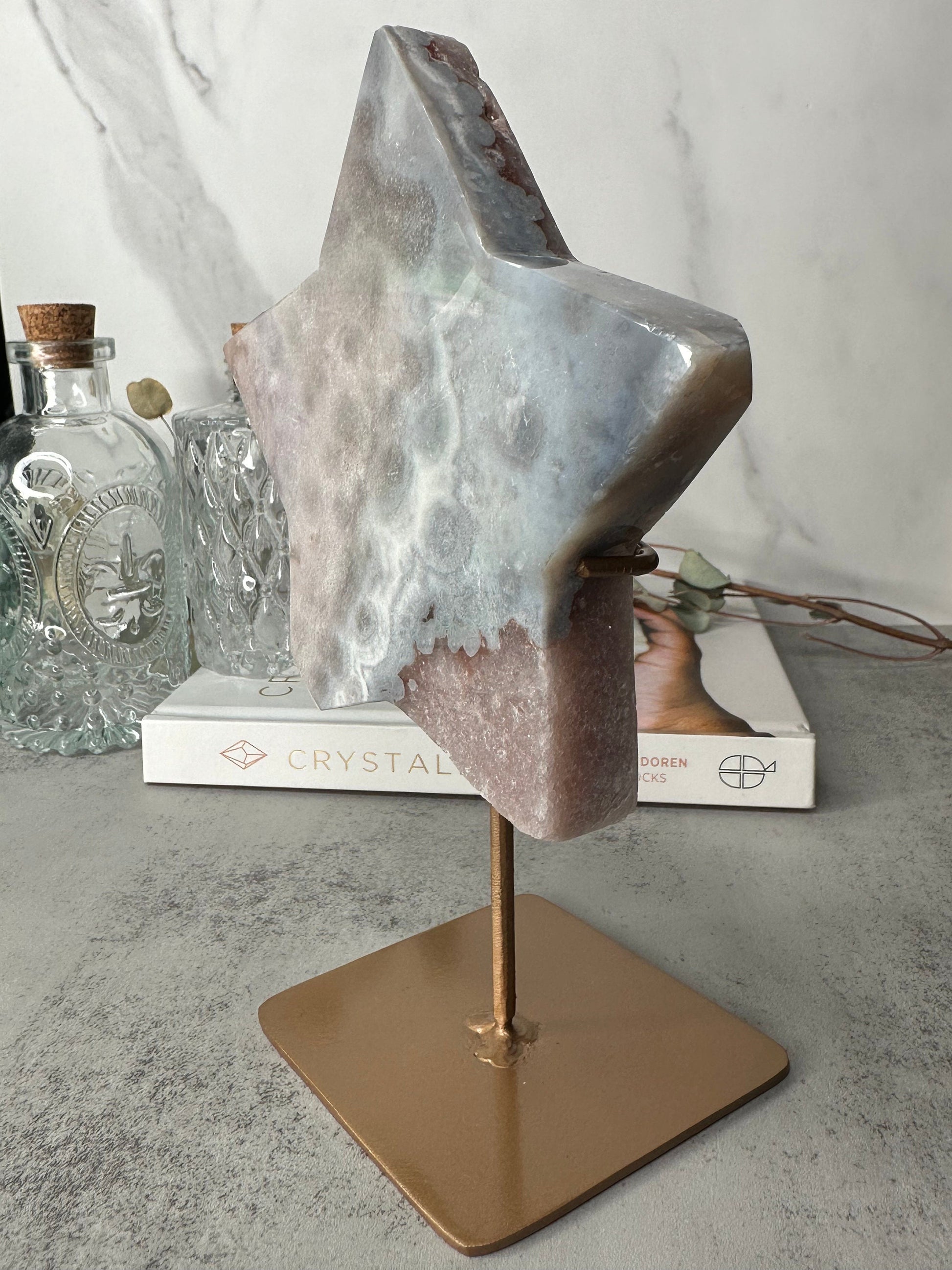 Lovely | Pink Amethyst Star | Statement Piece | Custom Stand | High-Quality | Genuine | From Brazil