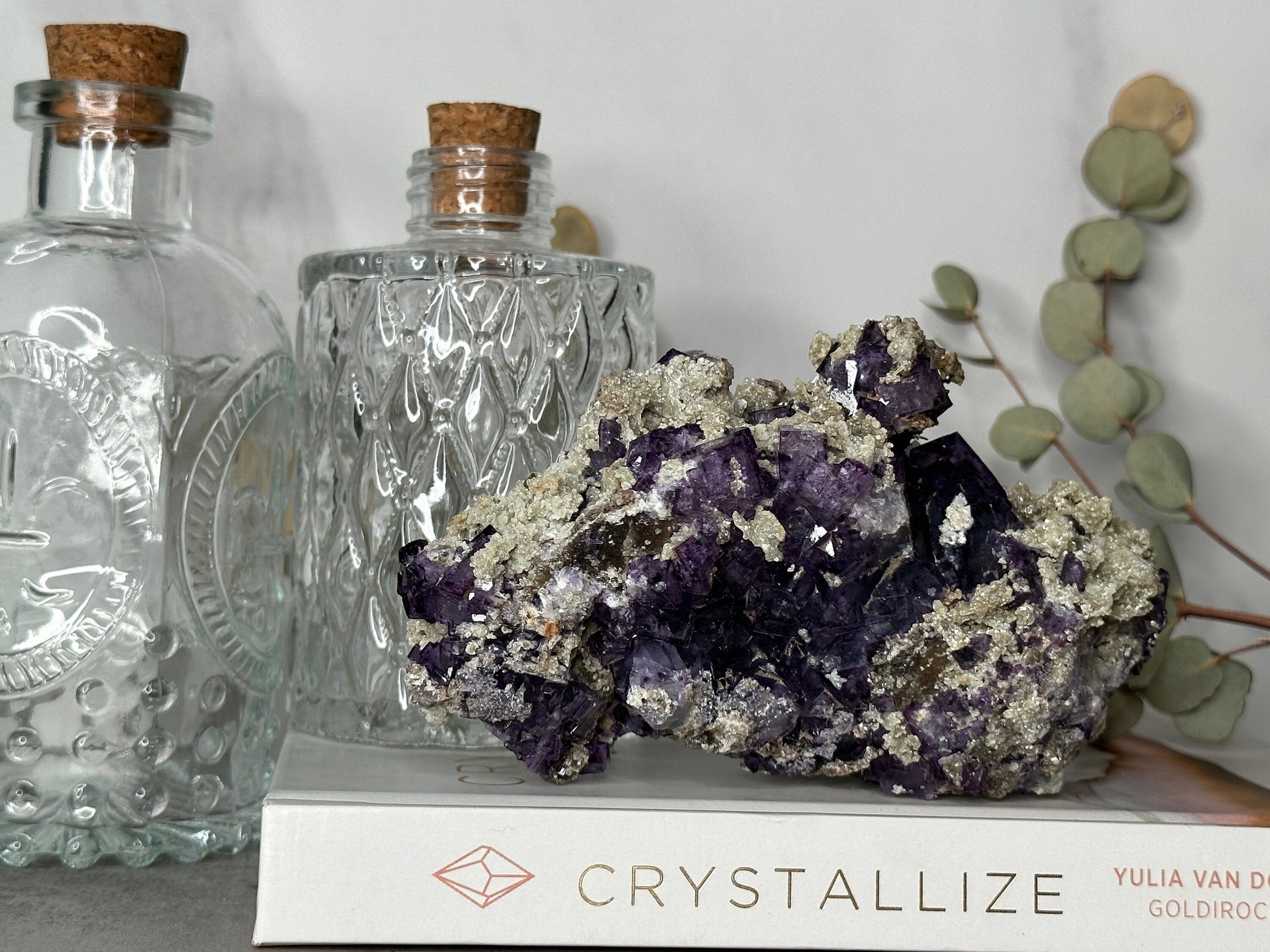 Magnificent | Large | Yaogangxian Fluorite Specimen | Purple Fluorite | Statement Piece | Rainbows