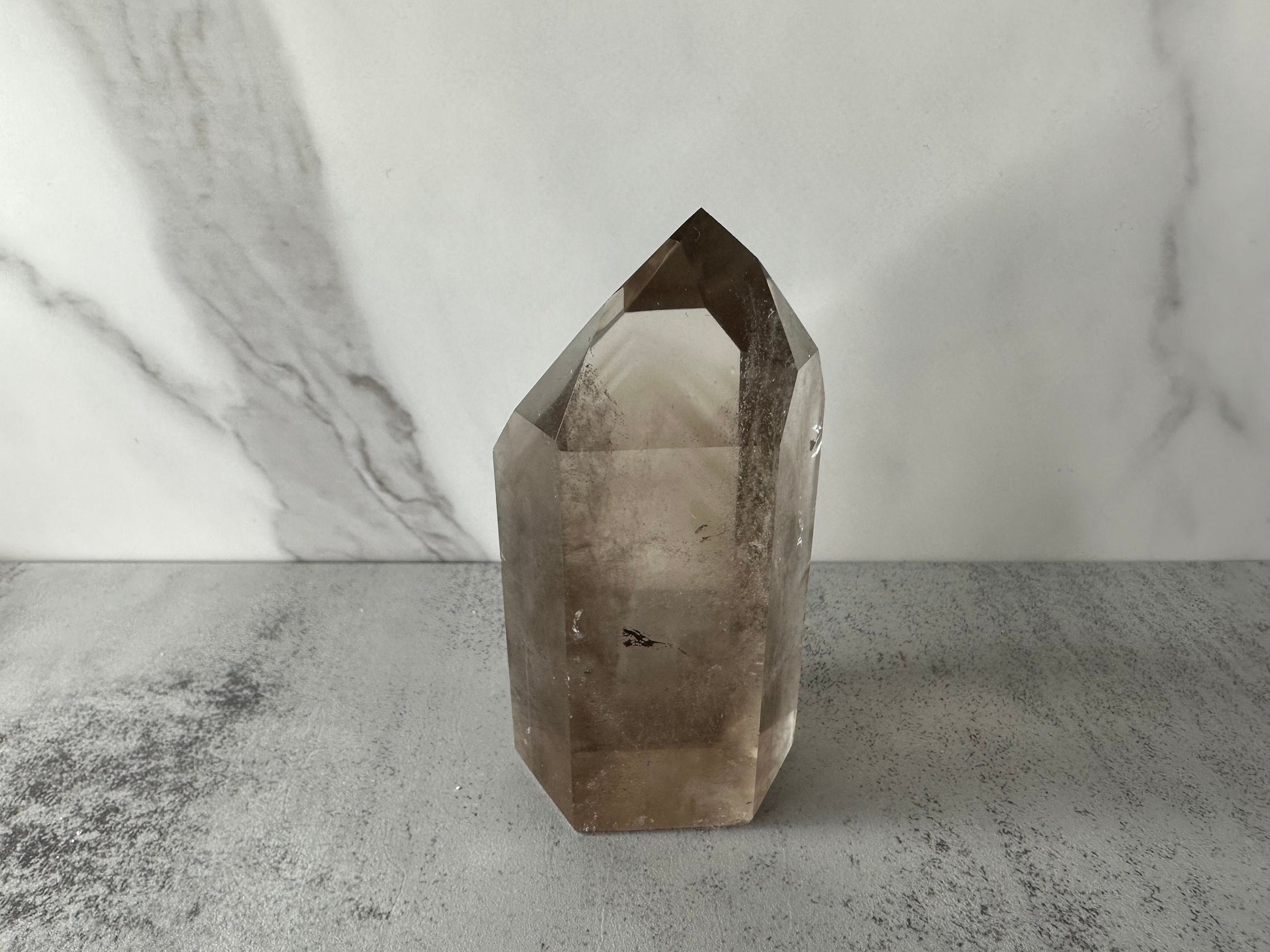 Stunning Citrine Quartz Phantom Tower With Excellent Clarity High-Quality Genuine Crystal From Brazil