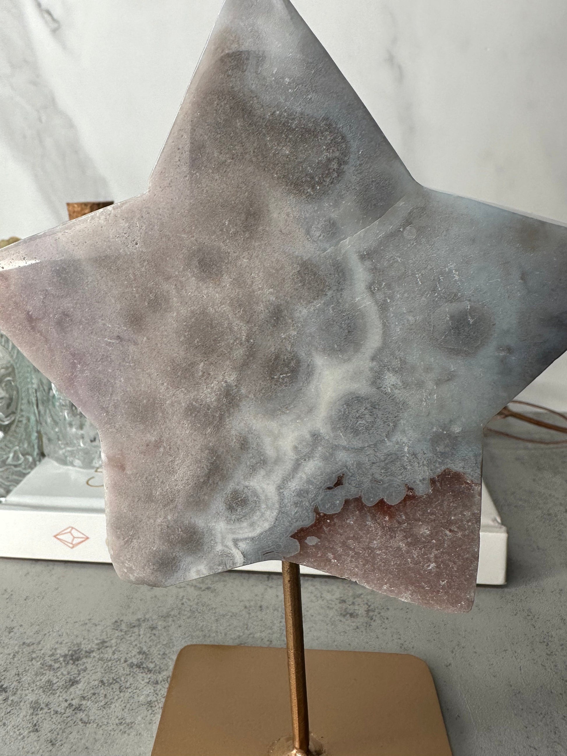 Lovely | Pink Amethyst Star | Statement Piece | Custom Stand | High-Quality | Genuine | From Brazil