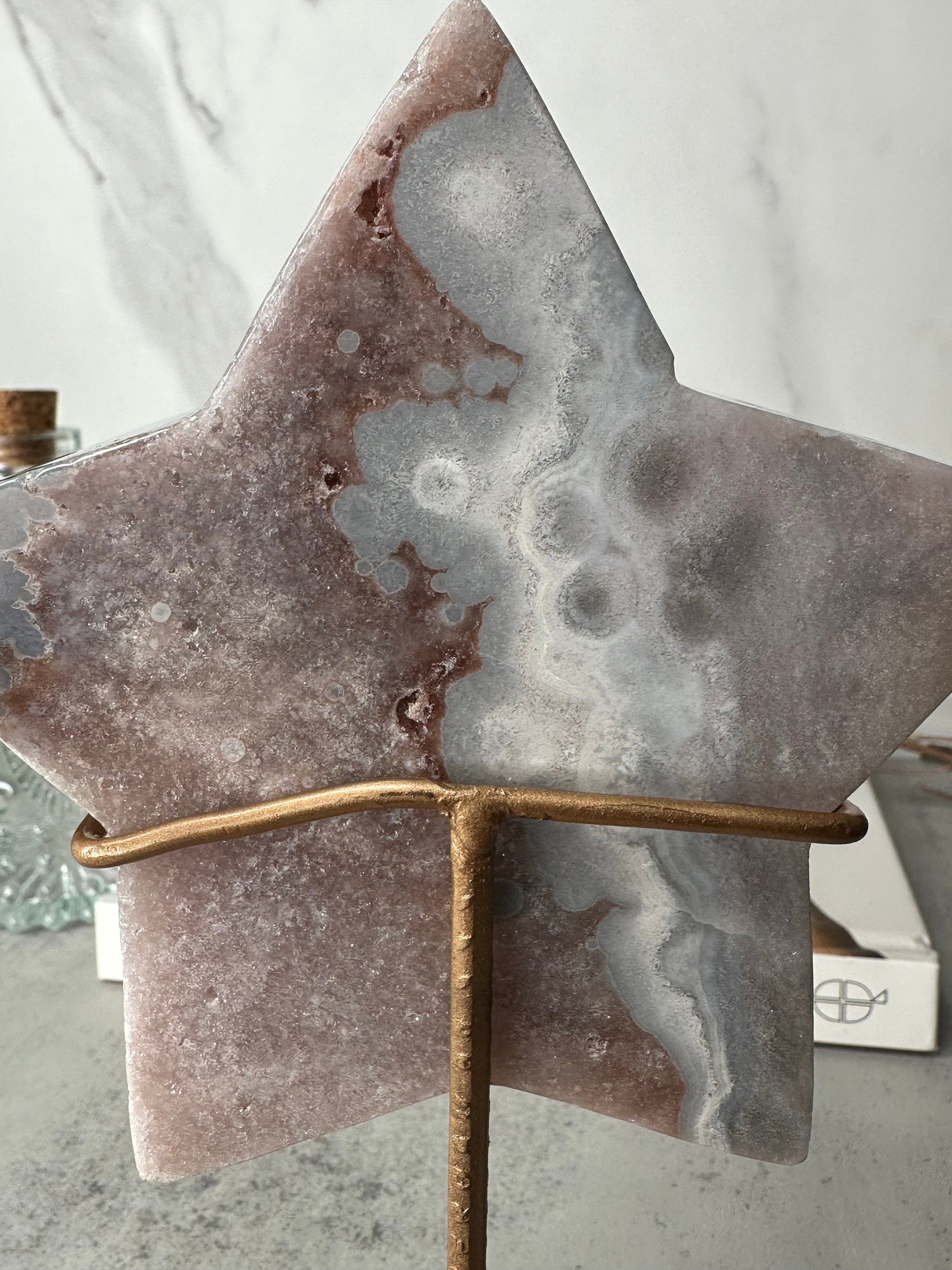 Lovely | Pink Amethyst Star | Statement Piece | Custom Stand | High-Quality | Genuine | From Brazil