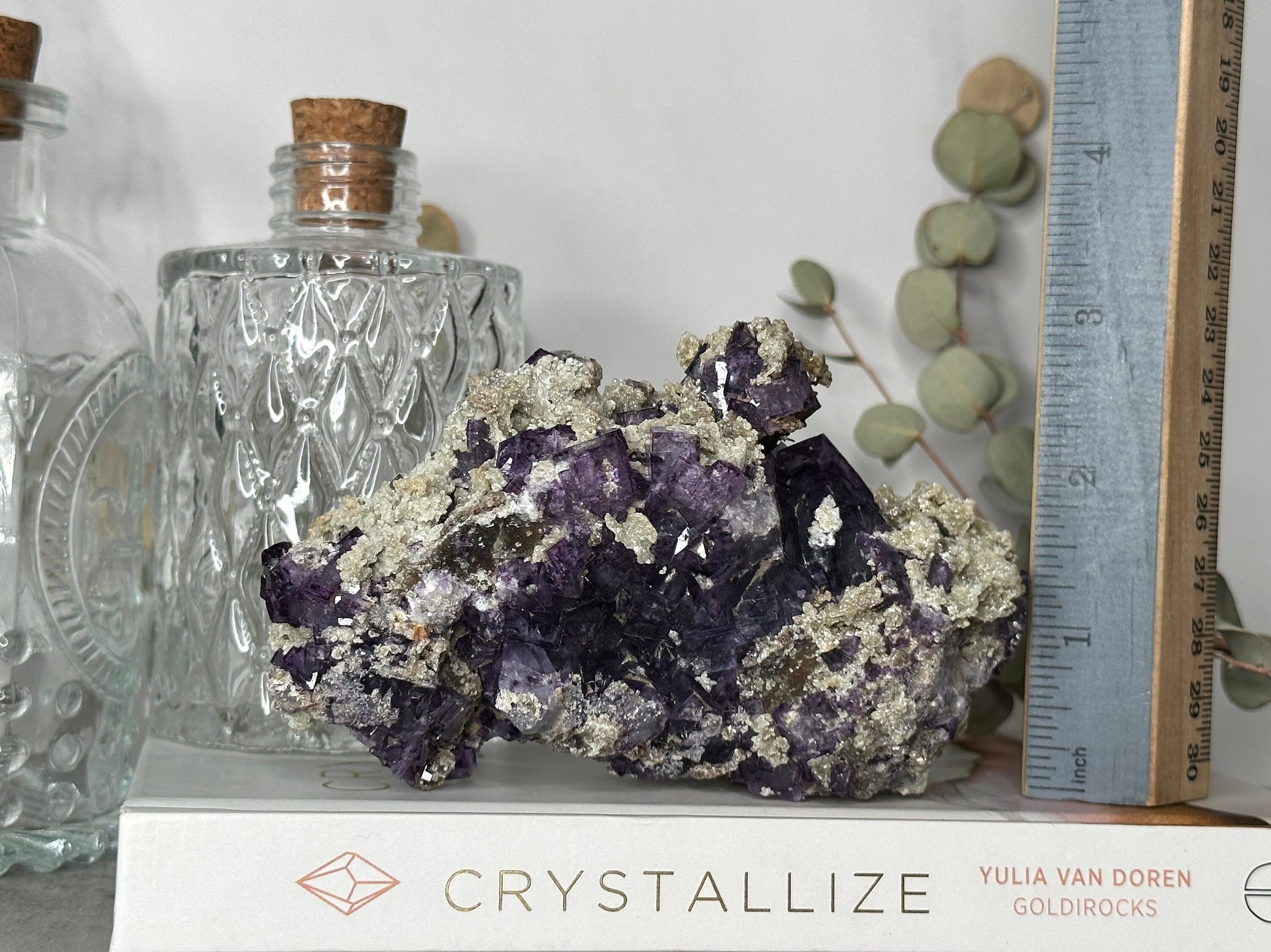 Magnificent | Large | Yaogangxian Fluorite Specimen | Purple Fluorite | Statement Piece | Rainbows