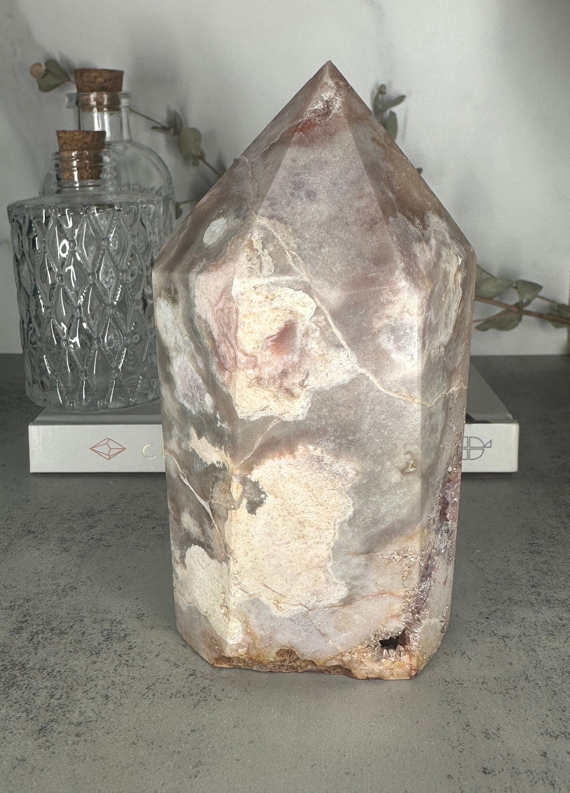 Extra Large | Pink Amethyst Tower | High-Quality | Genuine | Druzy | Tall | Crystal Tower | Big