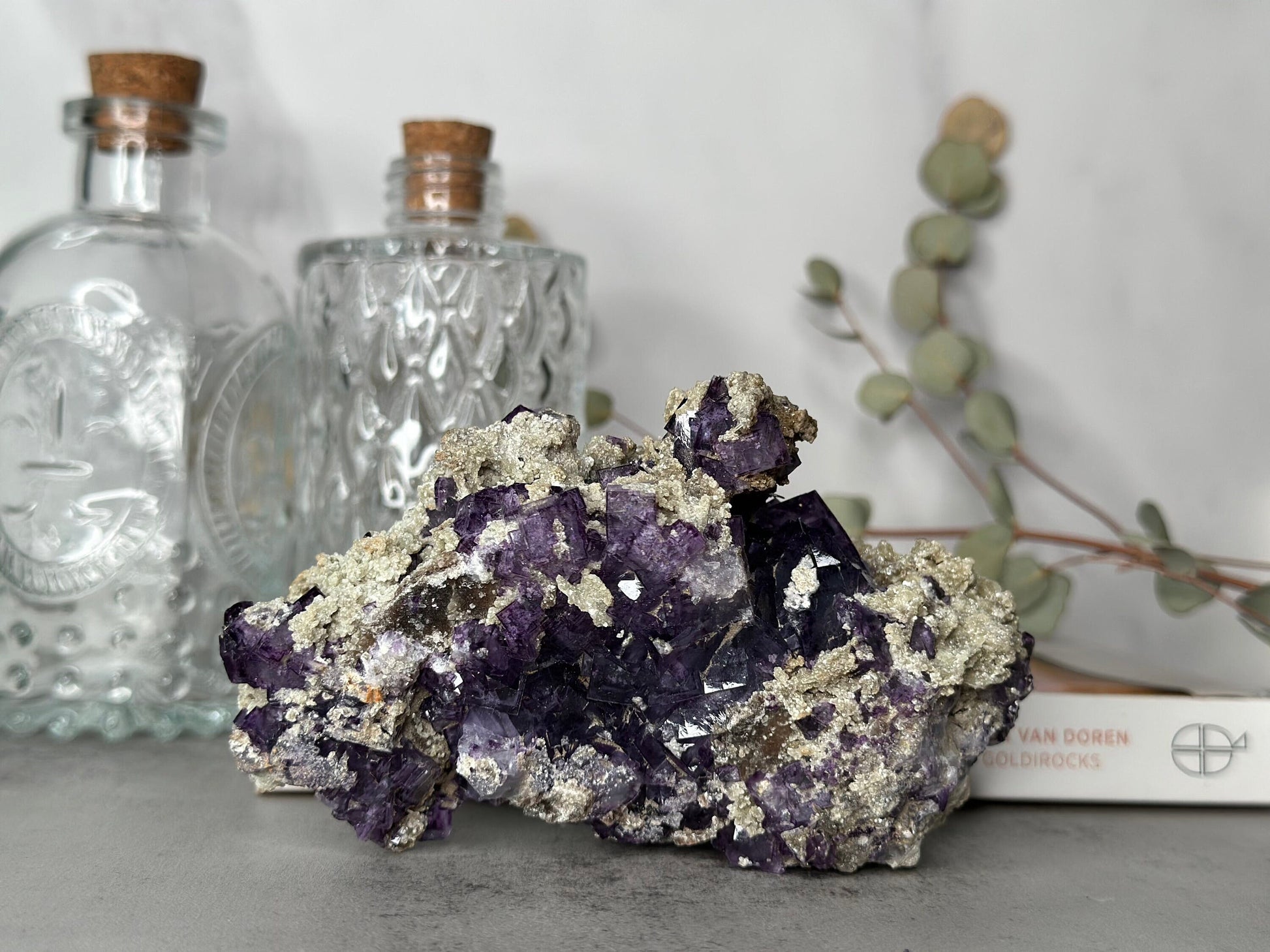 Magnificent | Large | Yaogangxian Fluorite Specimen | Purple Fluorite | Statement Piece | Rainbows