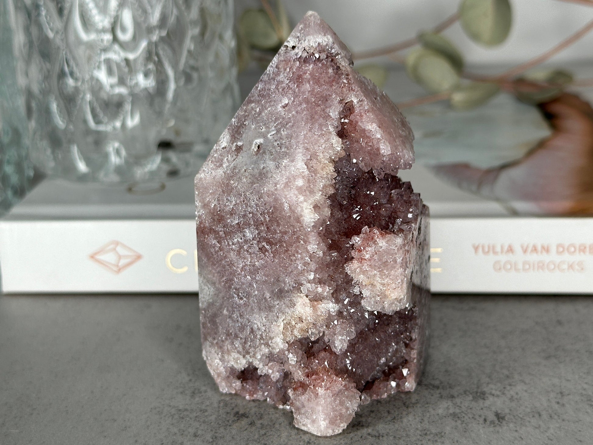 Pink Amethyst Point/Tower From Brazil