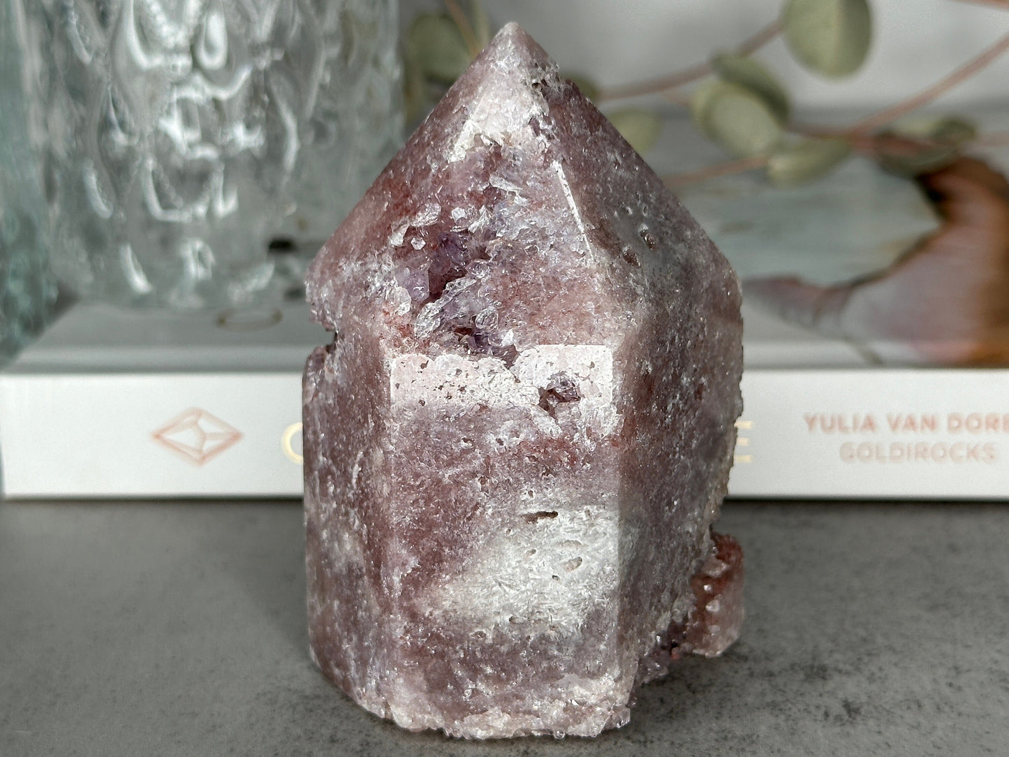 Pink Amethyst Point/Tower From Brazil