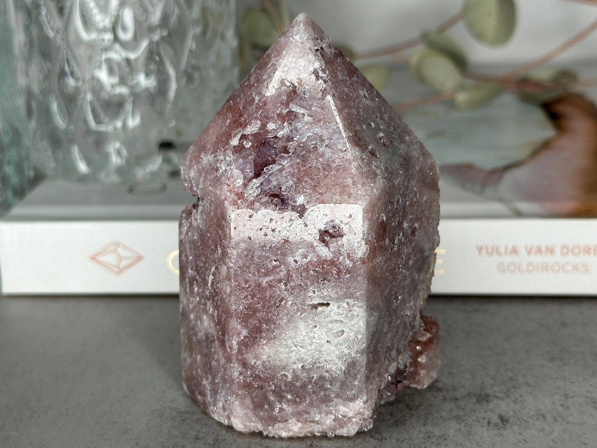Pink Amethyst Point/Tower From Brazil