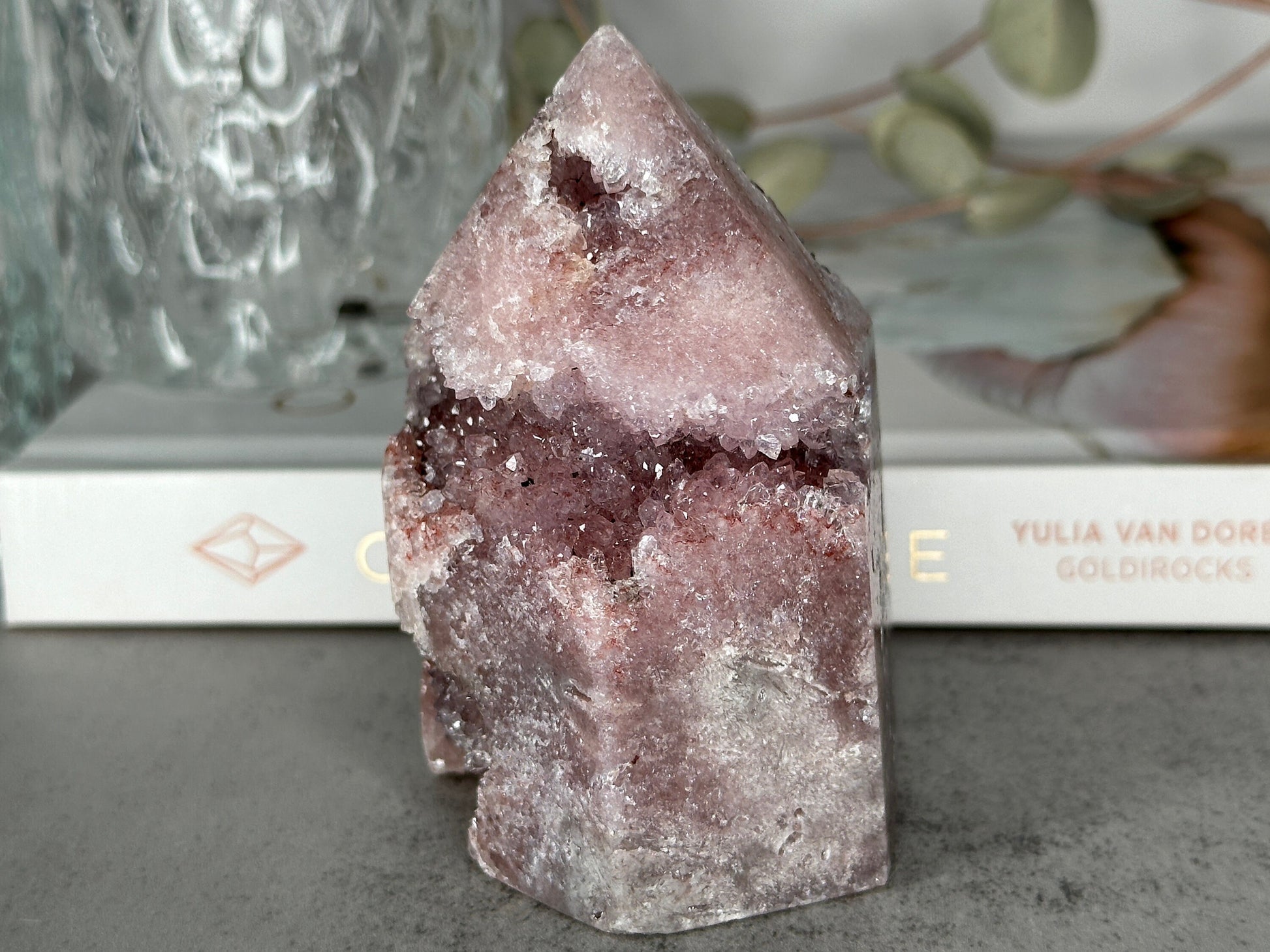 Pink Amethyst Point/Tower From Brazil