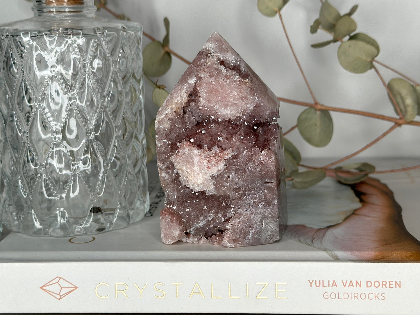 Pink Amethyst Point/Tower From Brazil