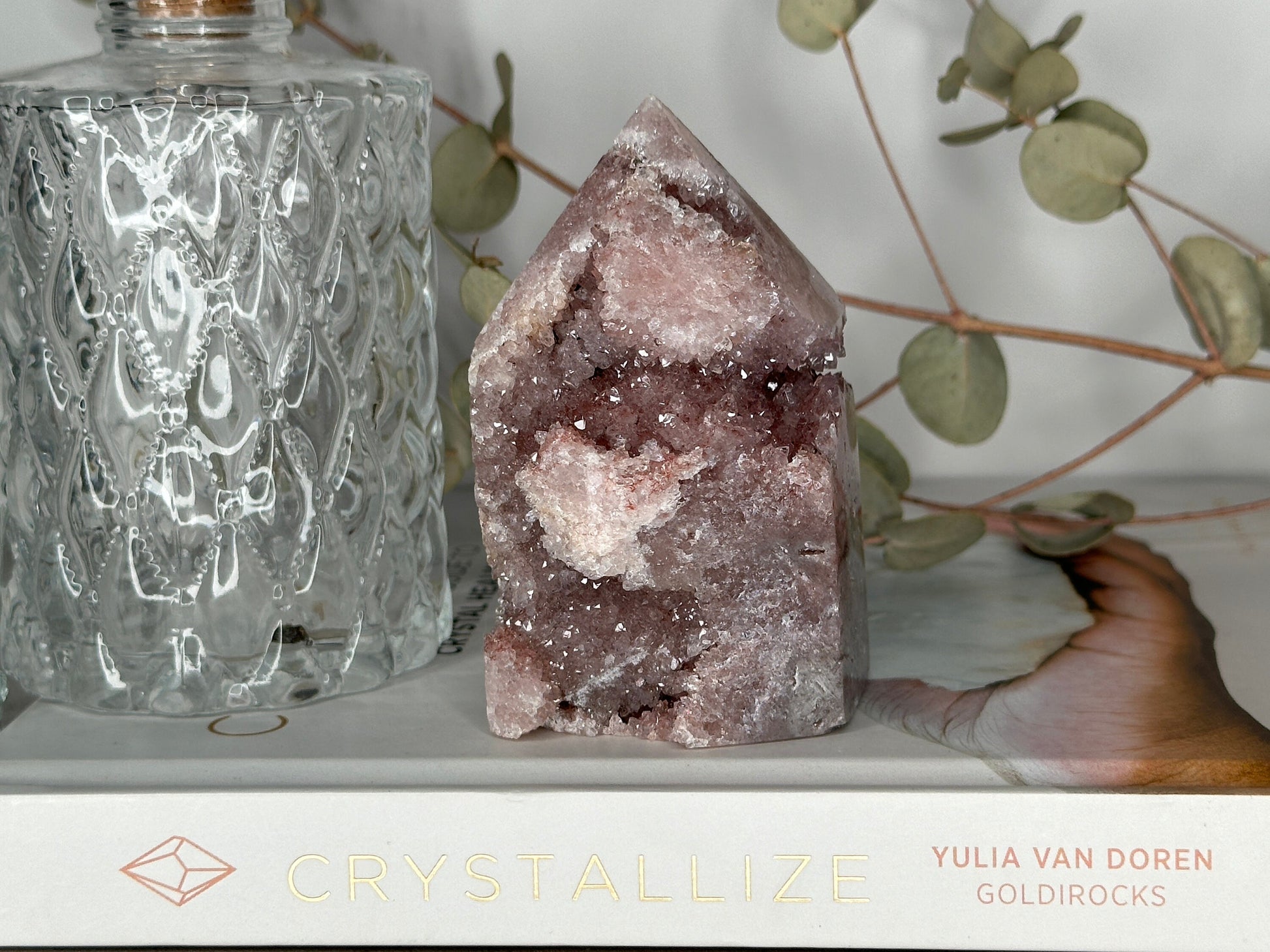 Pink Amethyst Point/Tower From Brazil