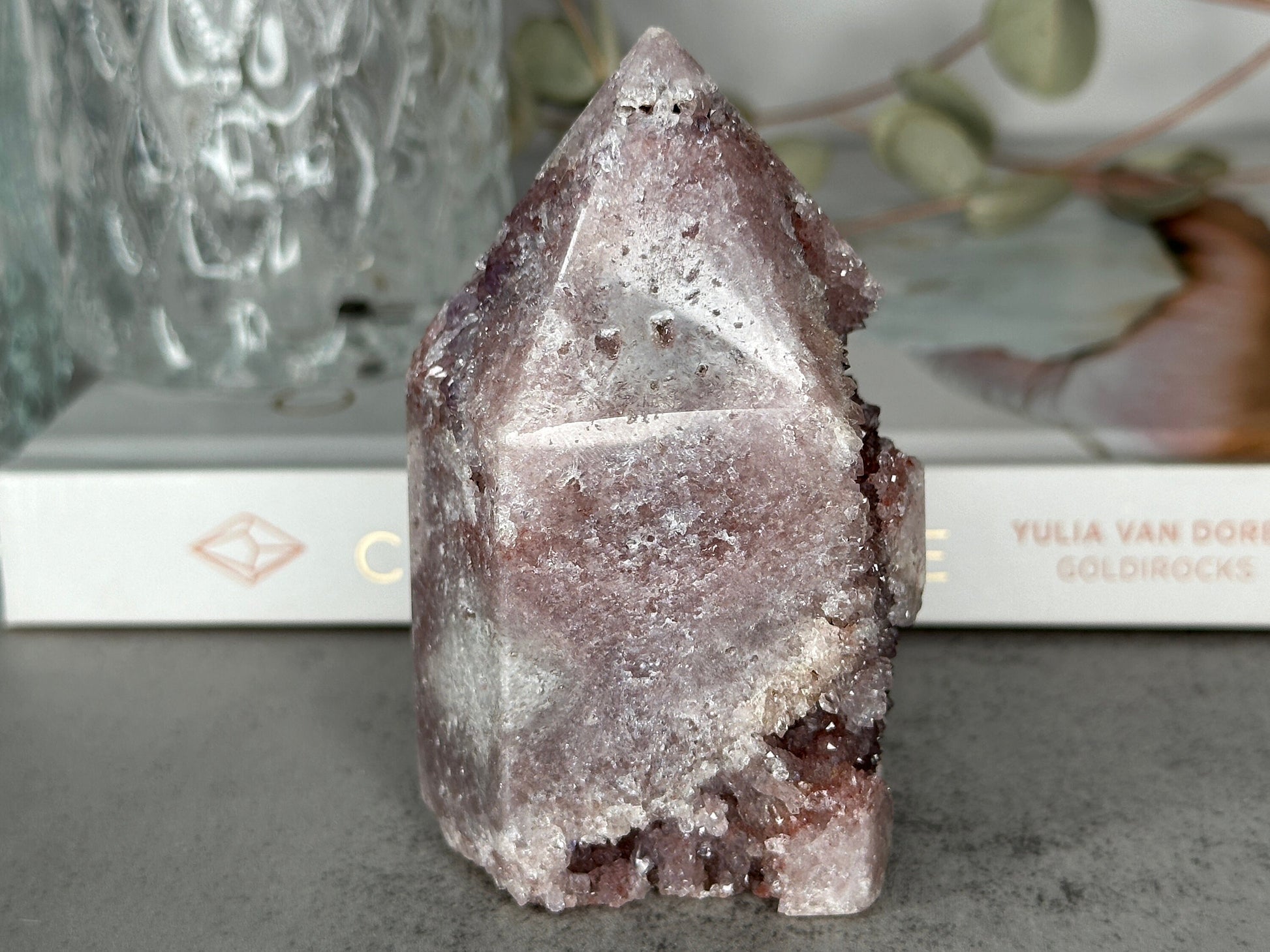 Pink Amethyst Point/Tower From Brazil