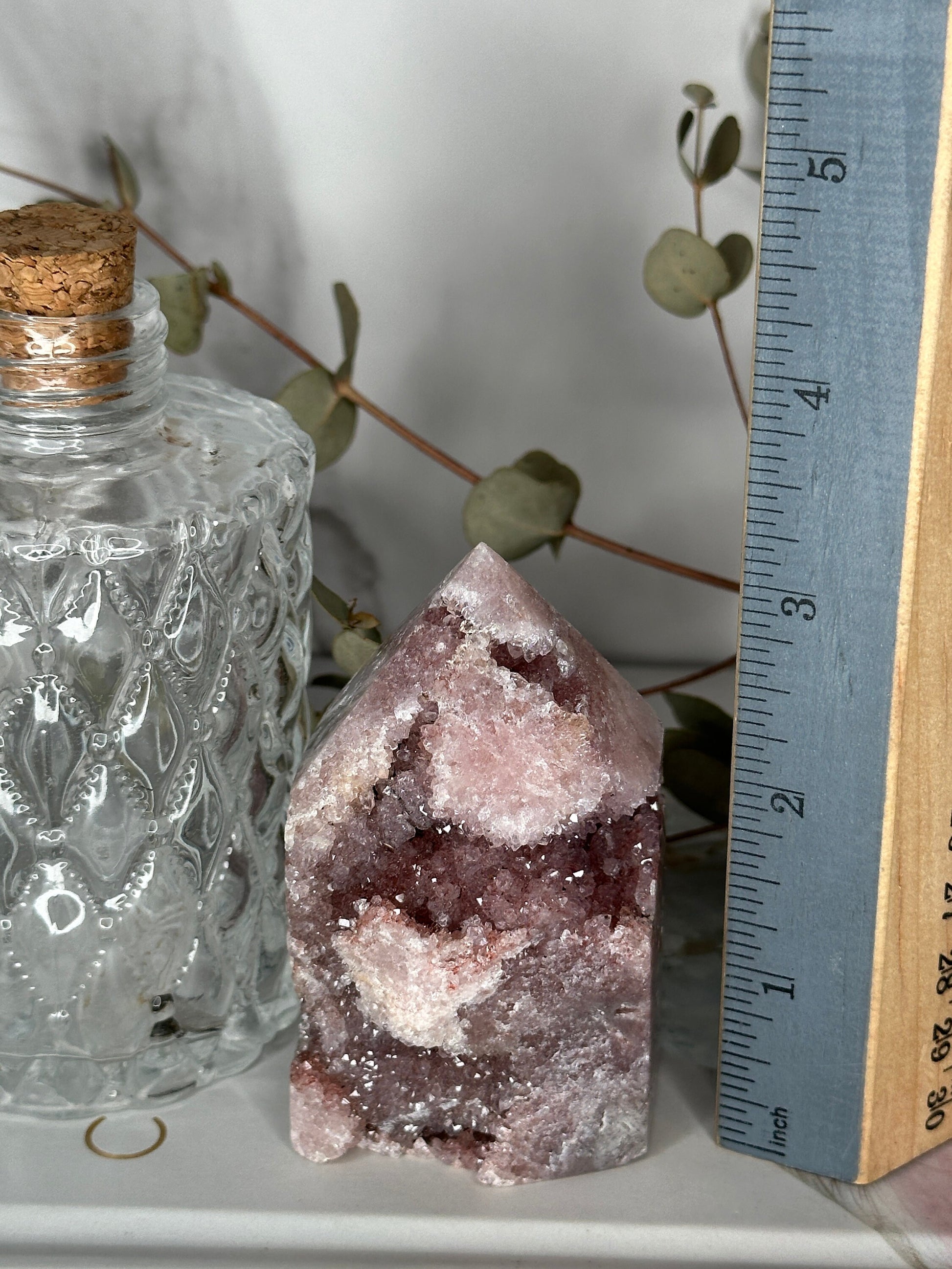 Pink Amethyst Point/Tower From Brazil