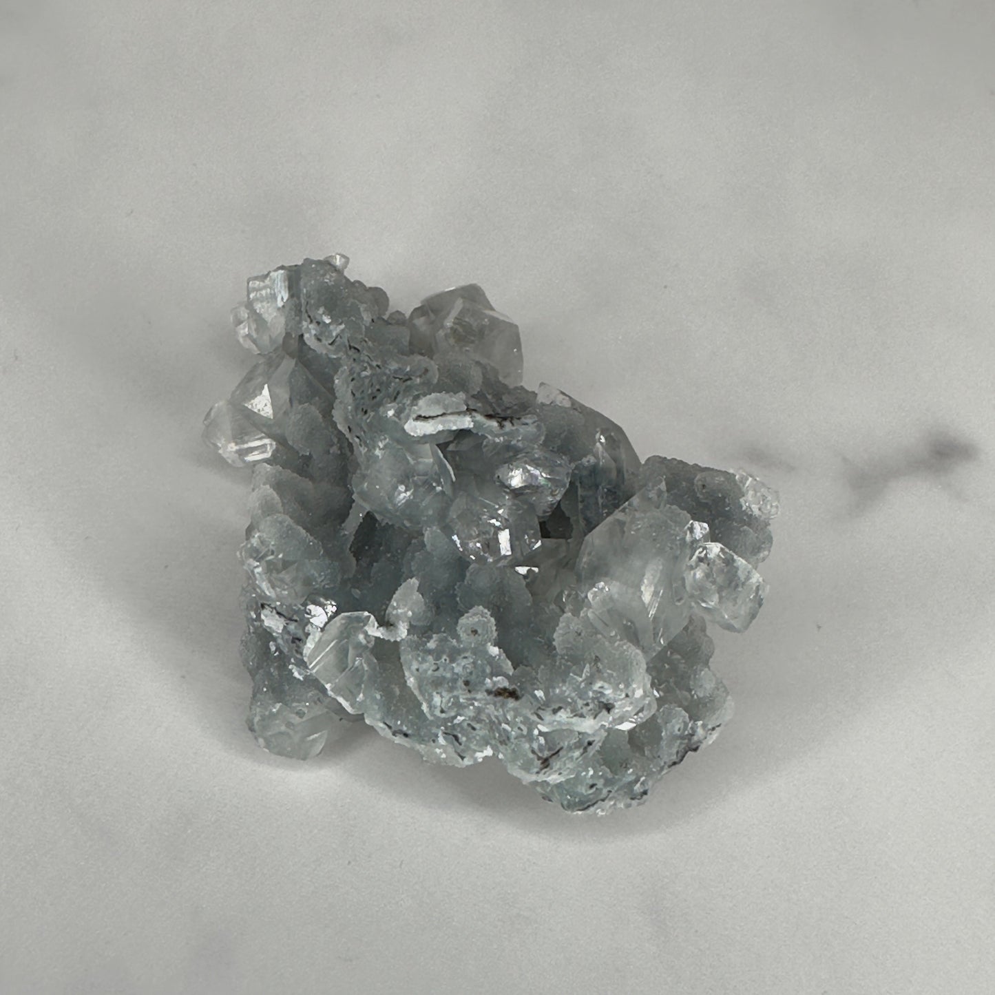 Beautiful Grey/Blue Apophyllite Chalcedony Specimen From India | Tucson Gem Show Exclusive
