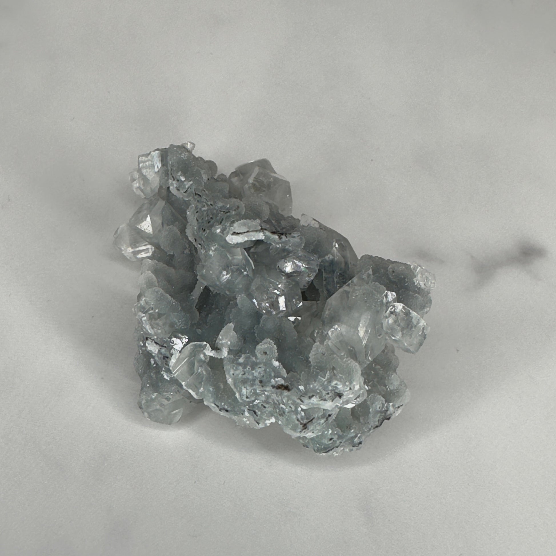 Beautiful Grey/Blue Apophyllite Chalcedony Specimen From India | Tucson Gem Show Exclusive