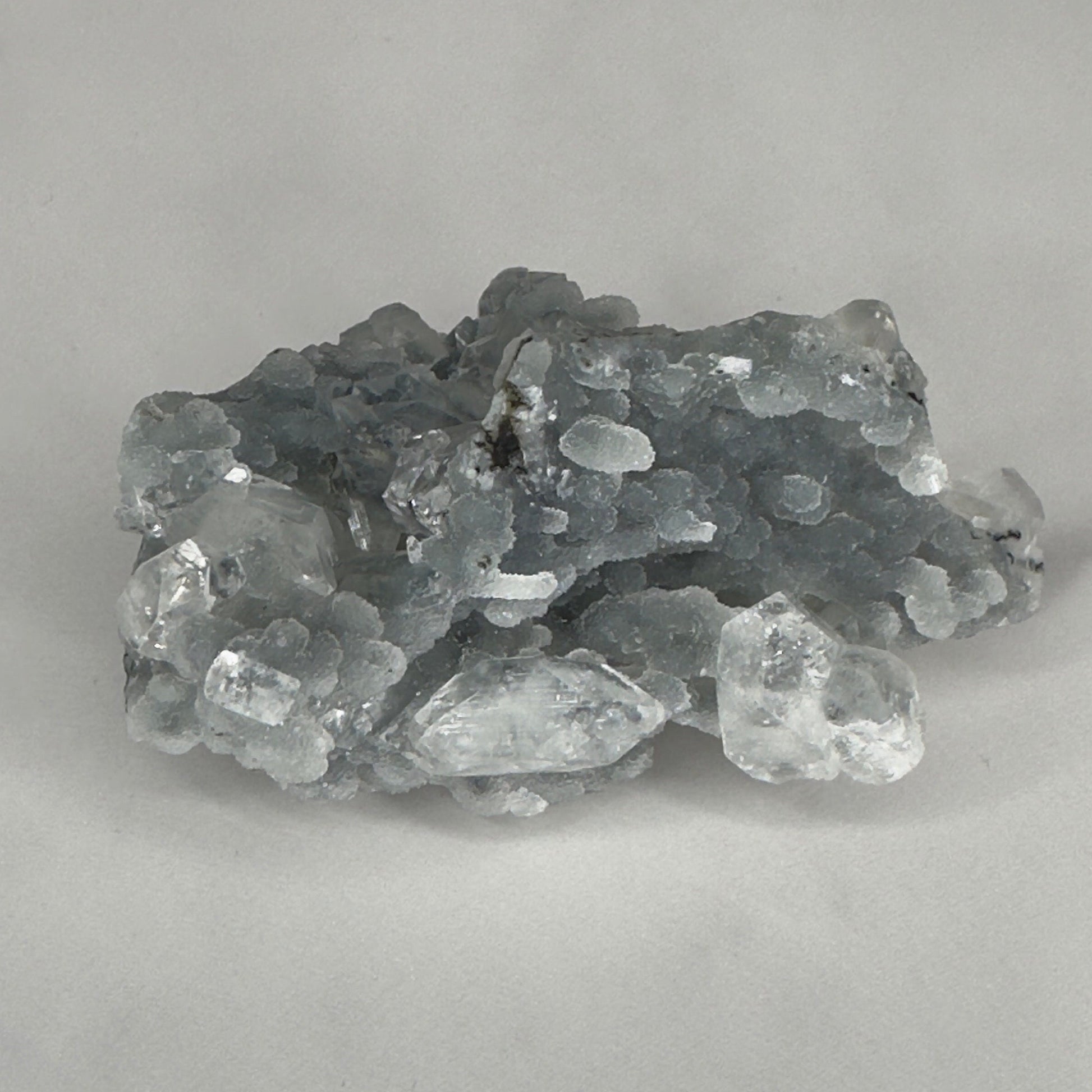 Beautiful Grey/Blue Apophyllite Chalcedony Specimen From India | Tucson Gem Show Exclusive