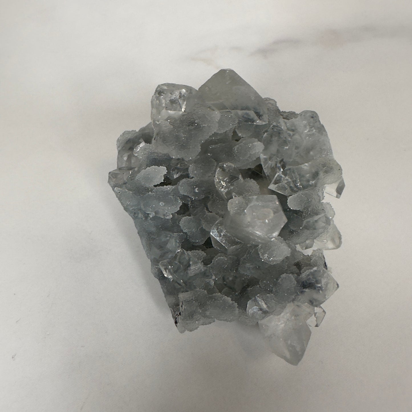 Beautiful Grey/Blue Apophyllite Chalcedony Specimen From India | Tucson Gem Show Exclusive