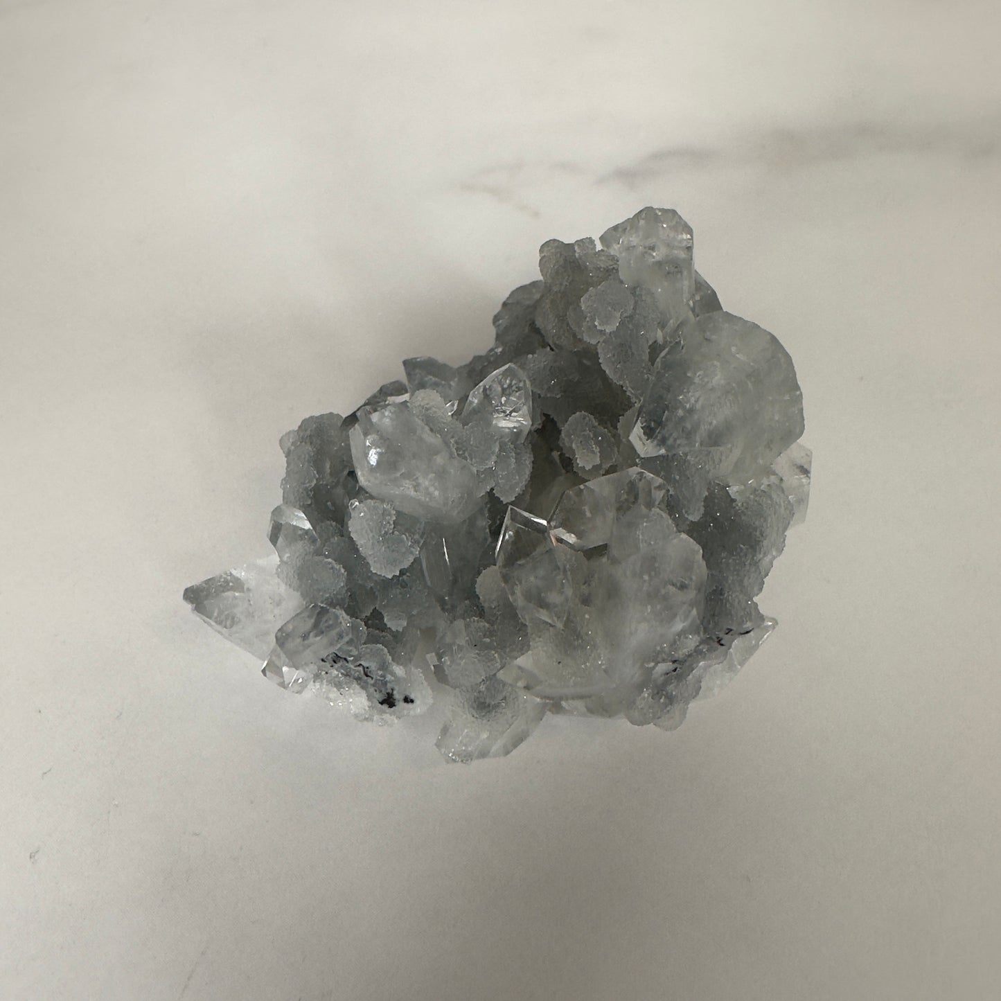 Beautiful Grey/Blue Apophyllite Chalcedony Specimen From India | Tucson Gem Show Exclusive