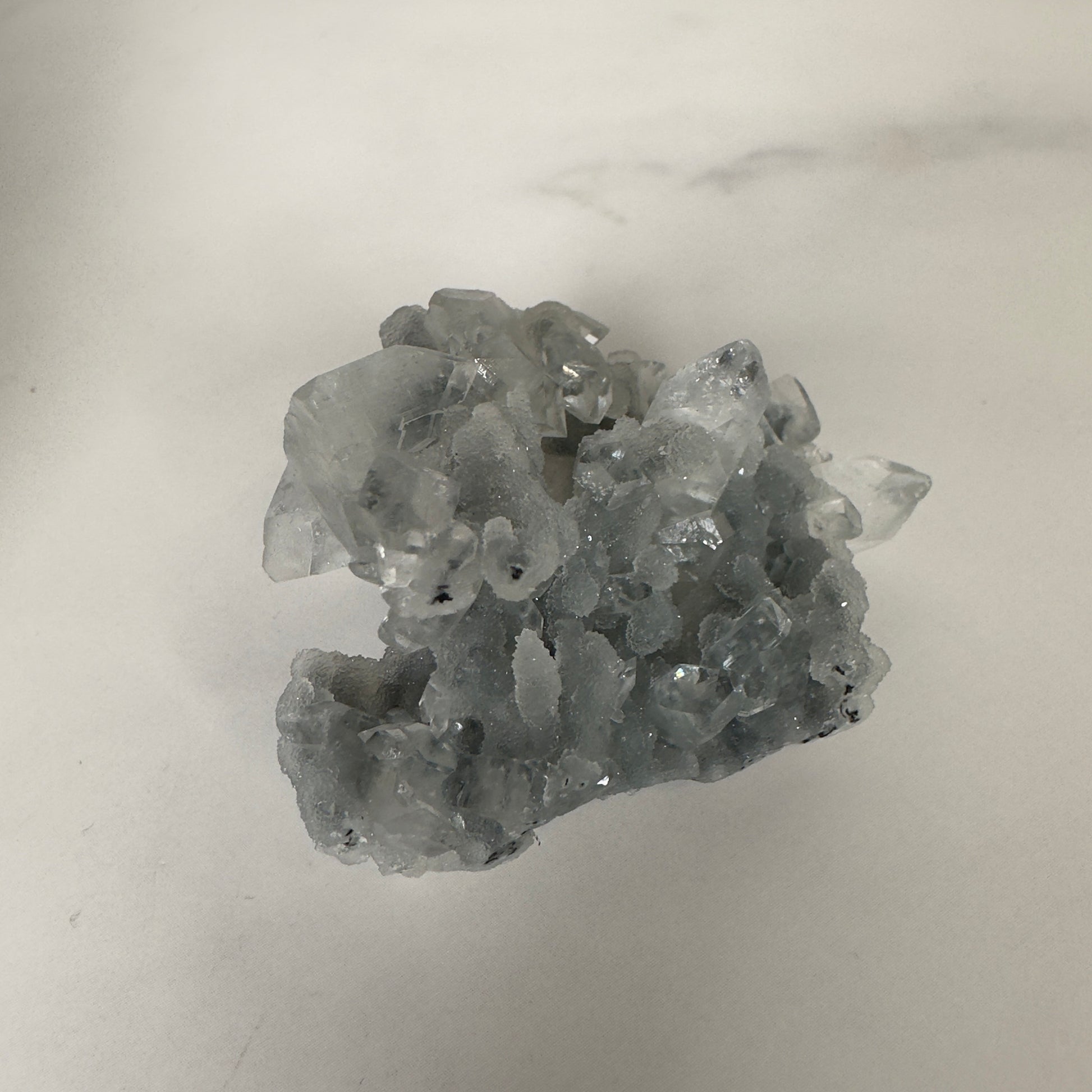 Beautiful Grey/Blue Apophyllite Chalcedony Specimen From India | Tucson Gem Show Exclusive